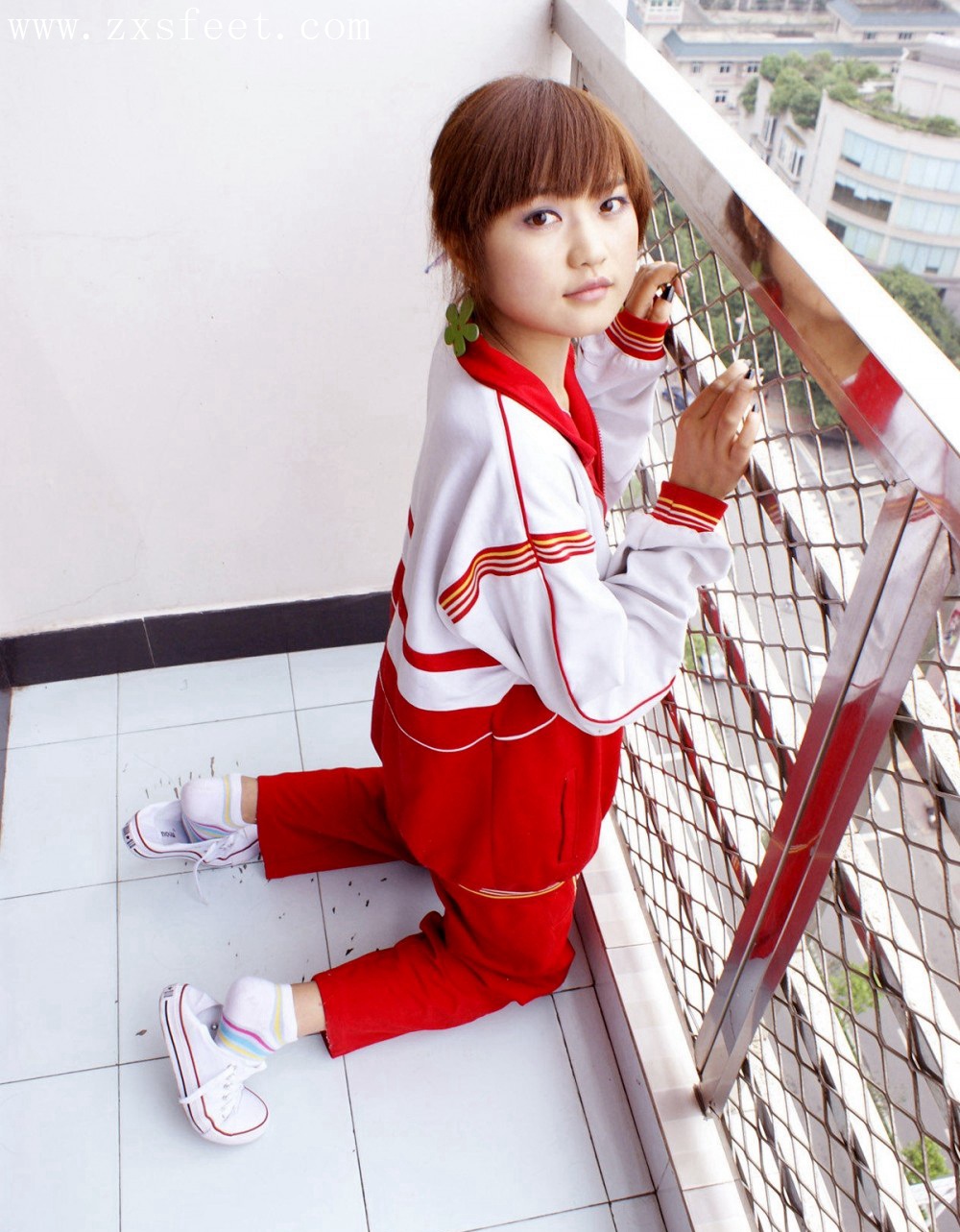 《条纹的袜子》作品图