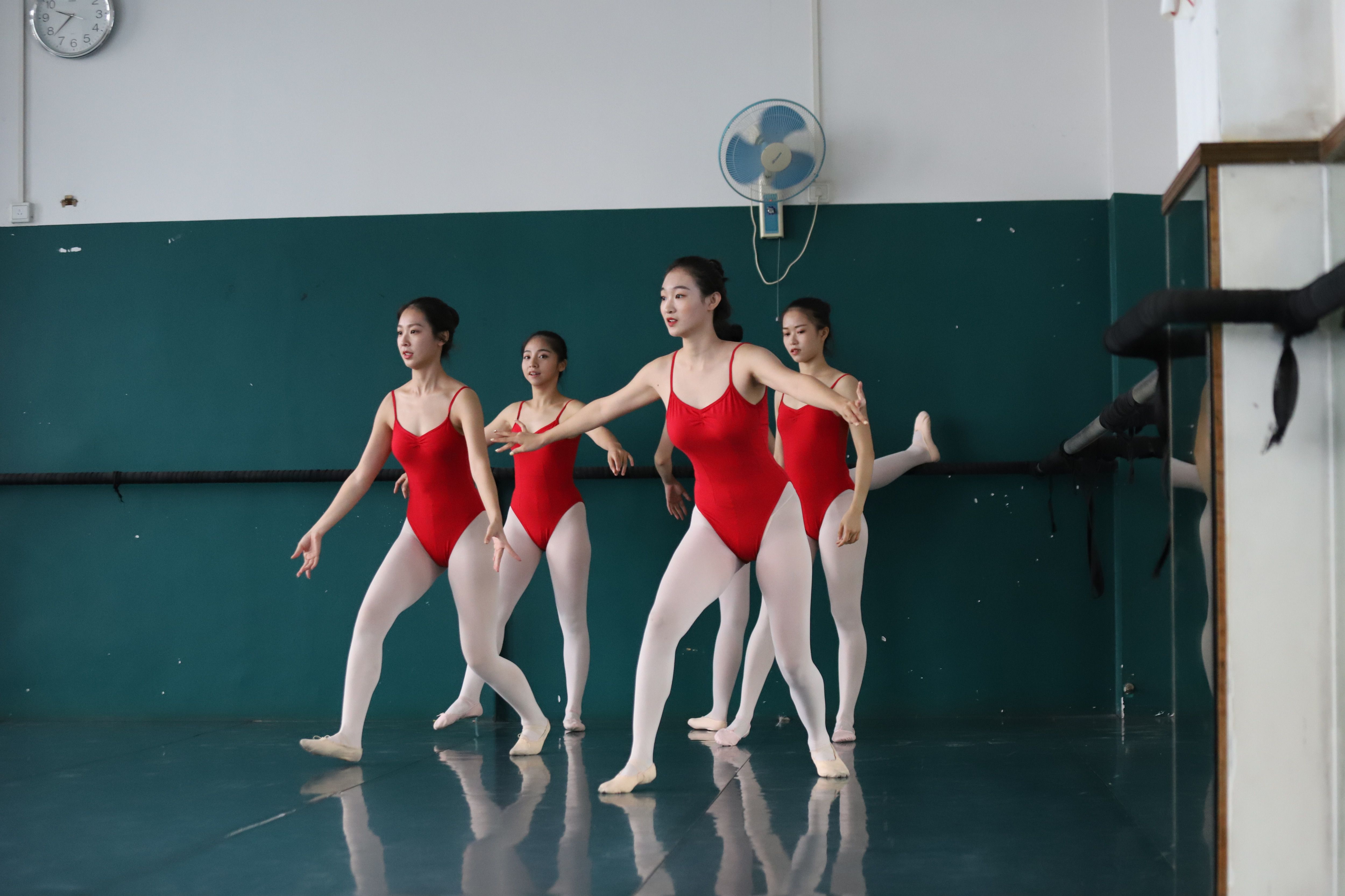 《五个红装舞蹈小仙女の云盘上带3个视频》作品图