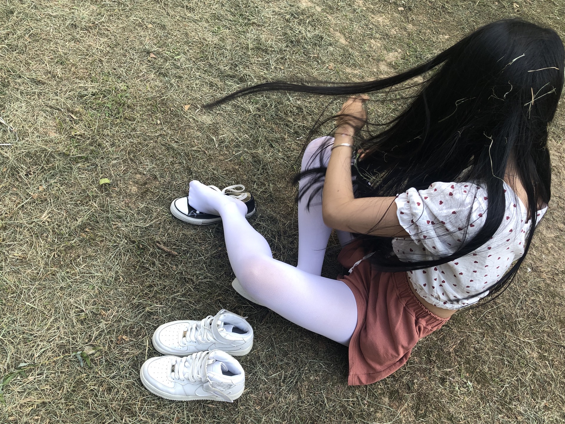 《学姐换鞋全过程+2个视频》作品图