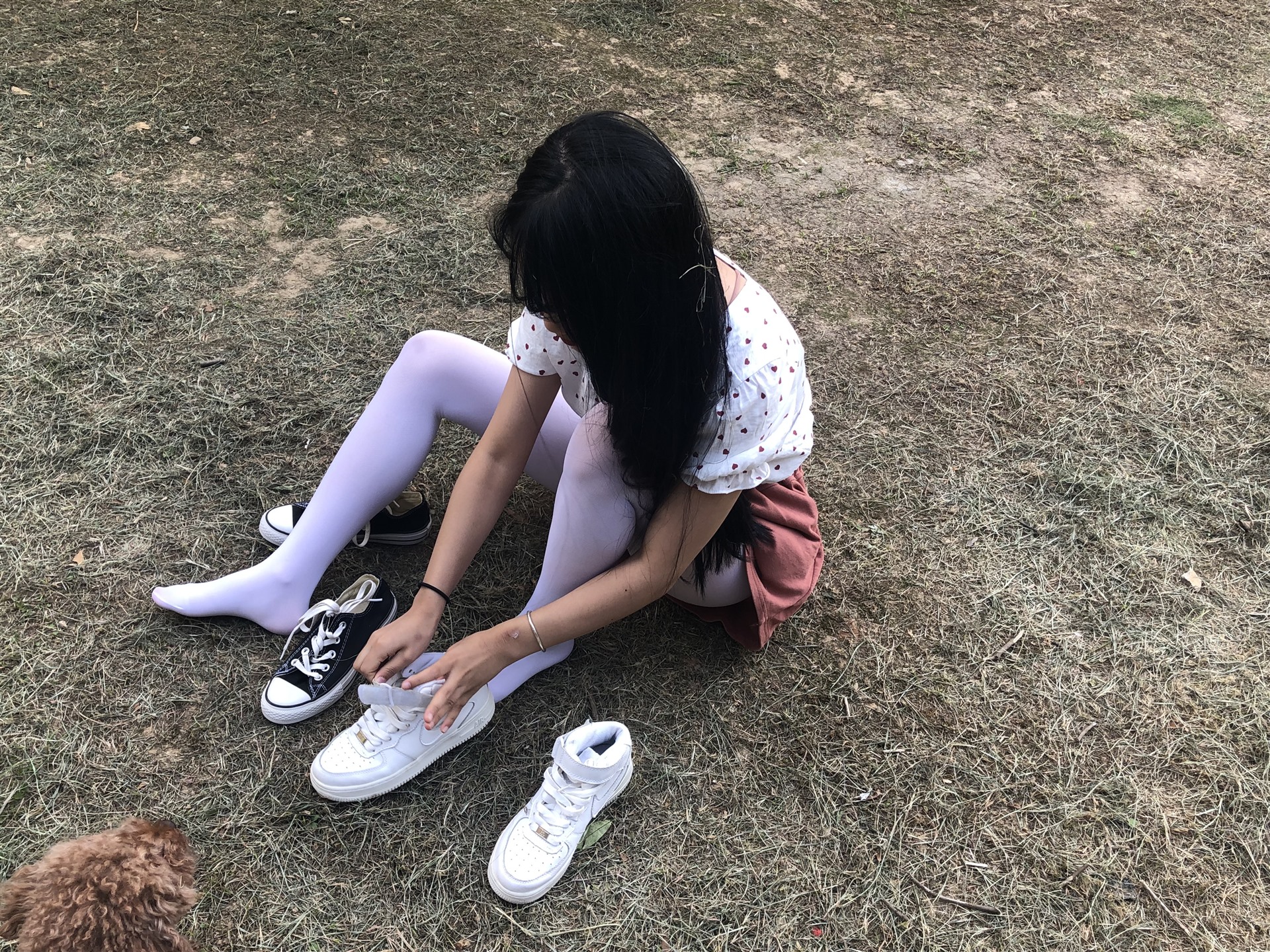 《学姐换鞋全过程+2个视频》作品图