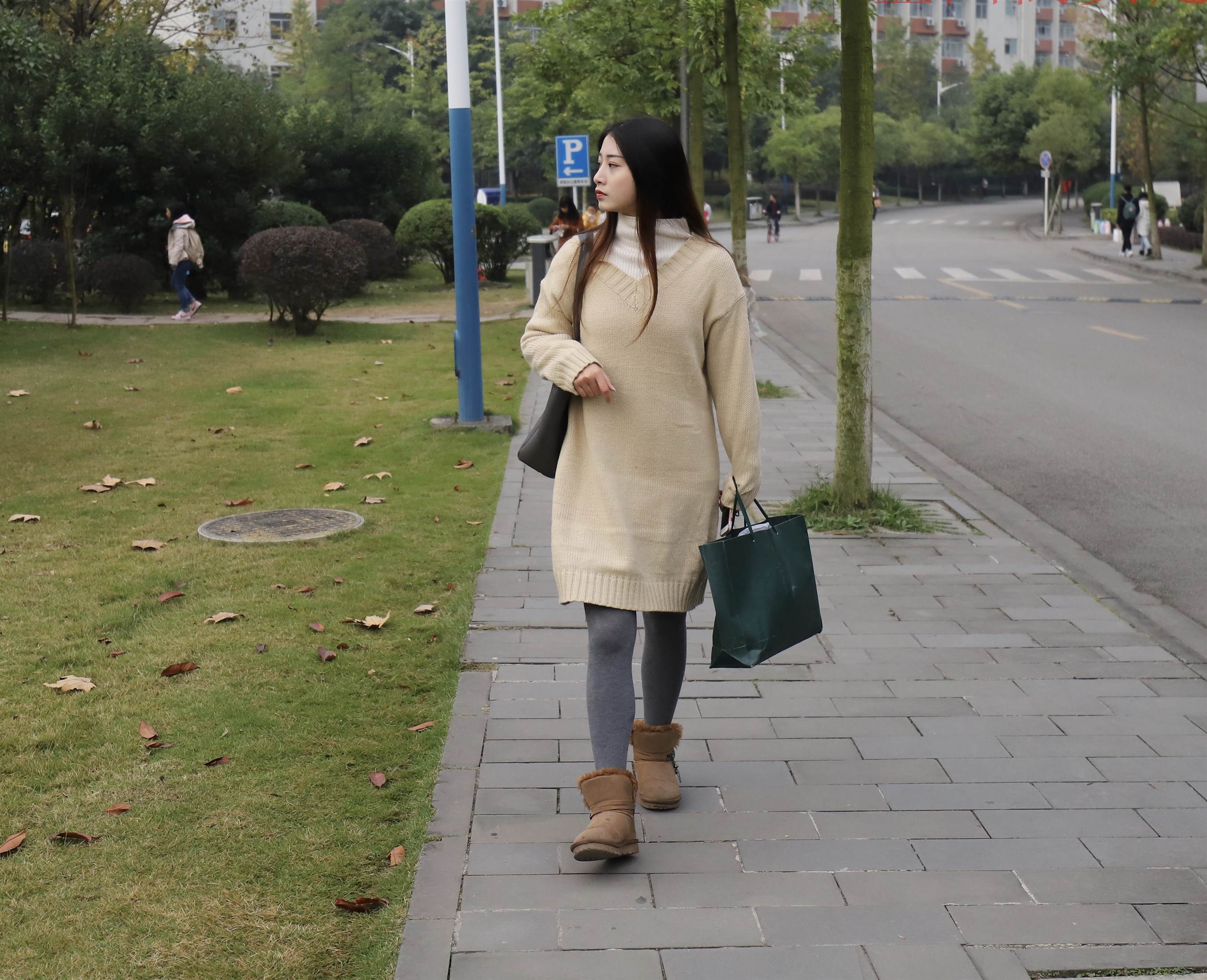 《学院里的小姐姐》作品图