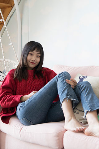 学姐新百伦の棉袜脚丫 