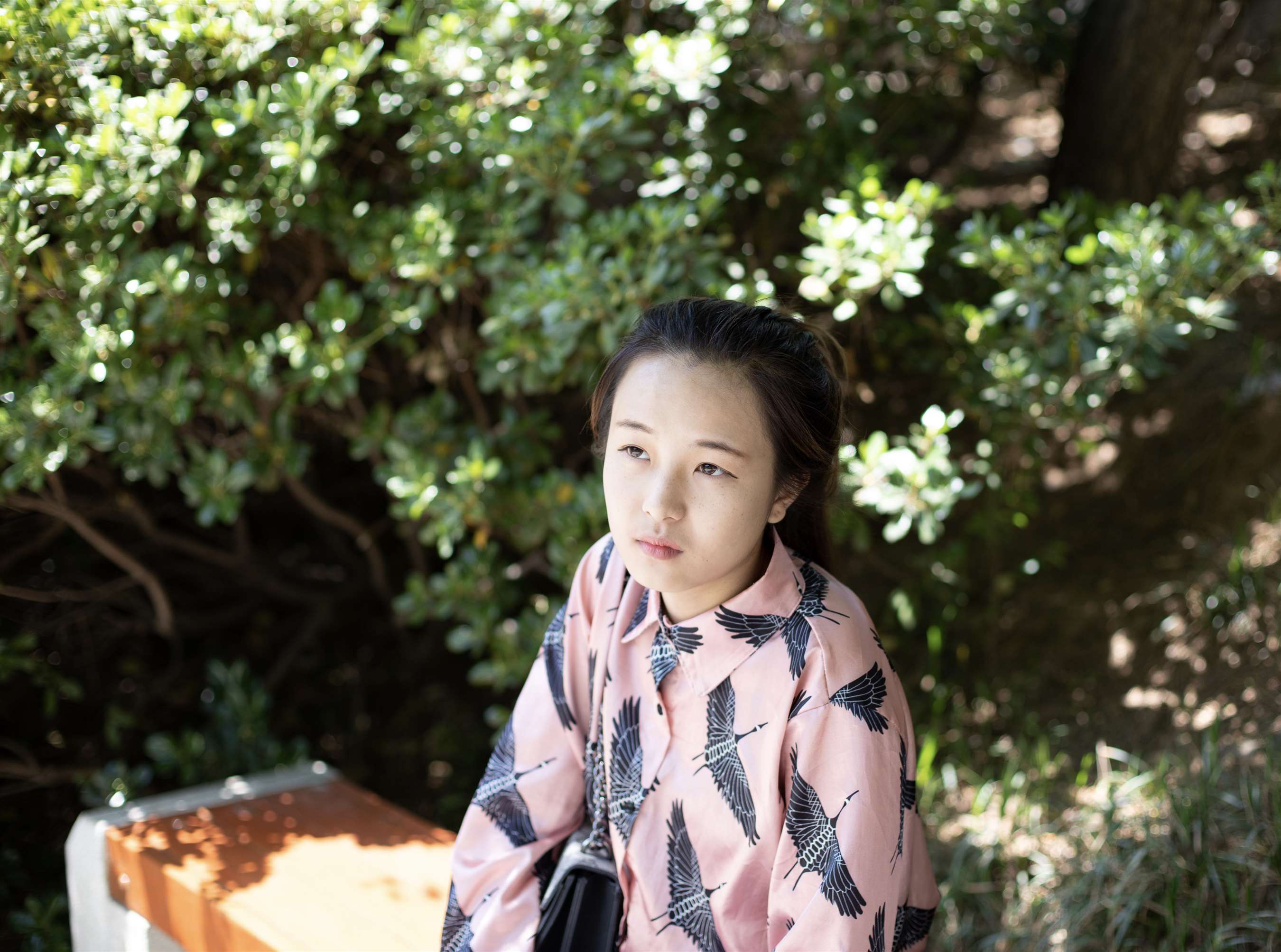 《牛仔裙の板鞋棉袜脚》作品图