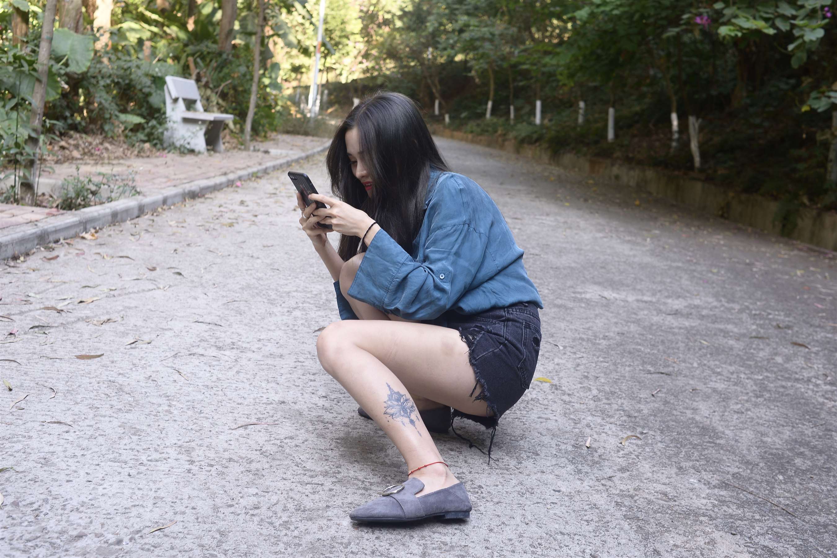 《平跟鞋の丝船袜脚丫+视频1个》作品图