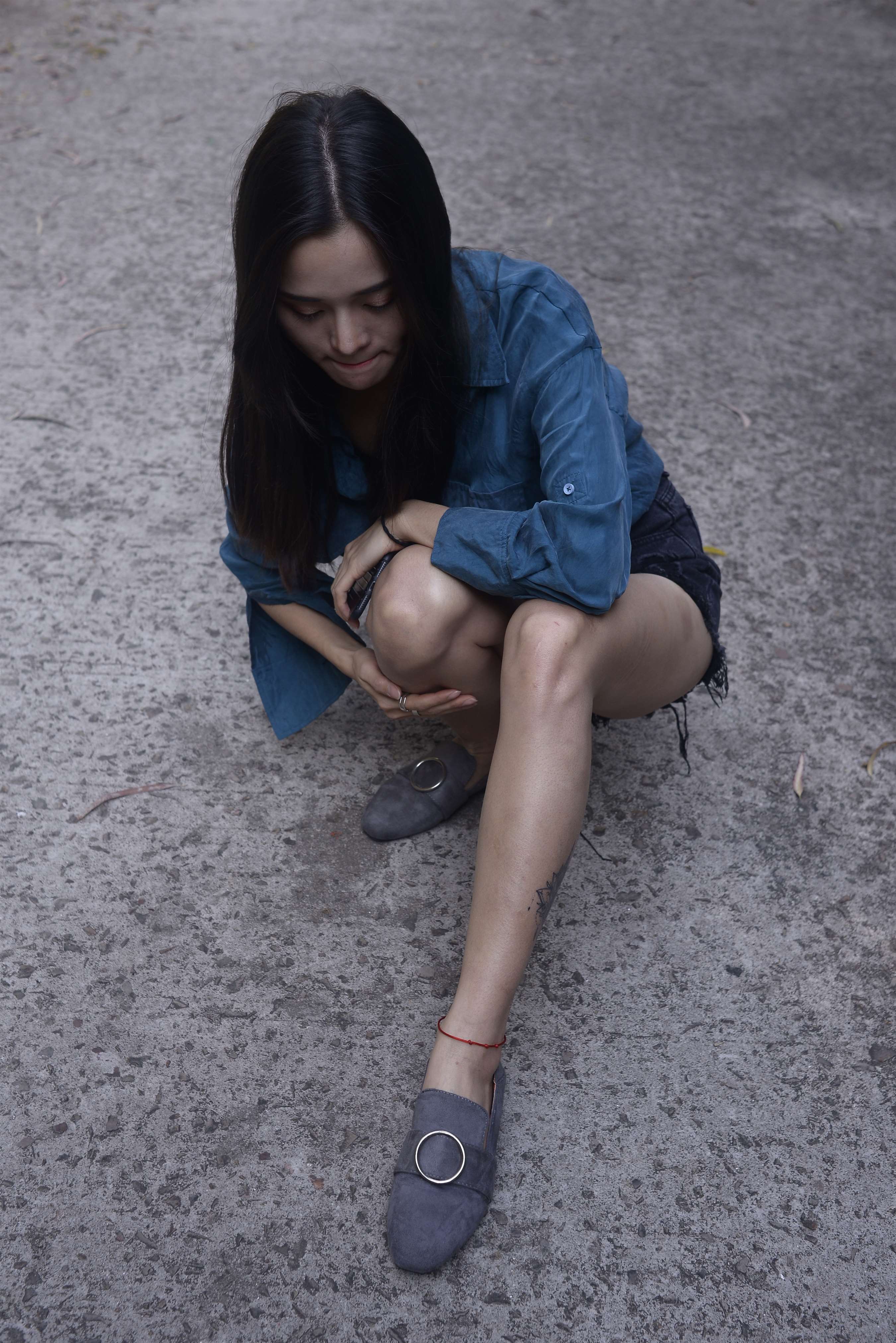 《平跟鞋の丝船袜脚丫+视频1个》作品图