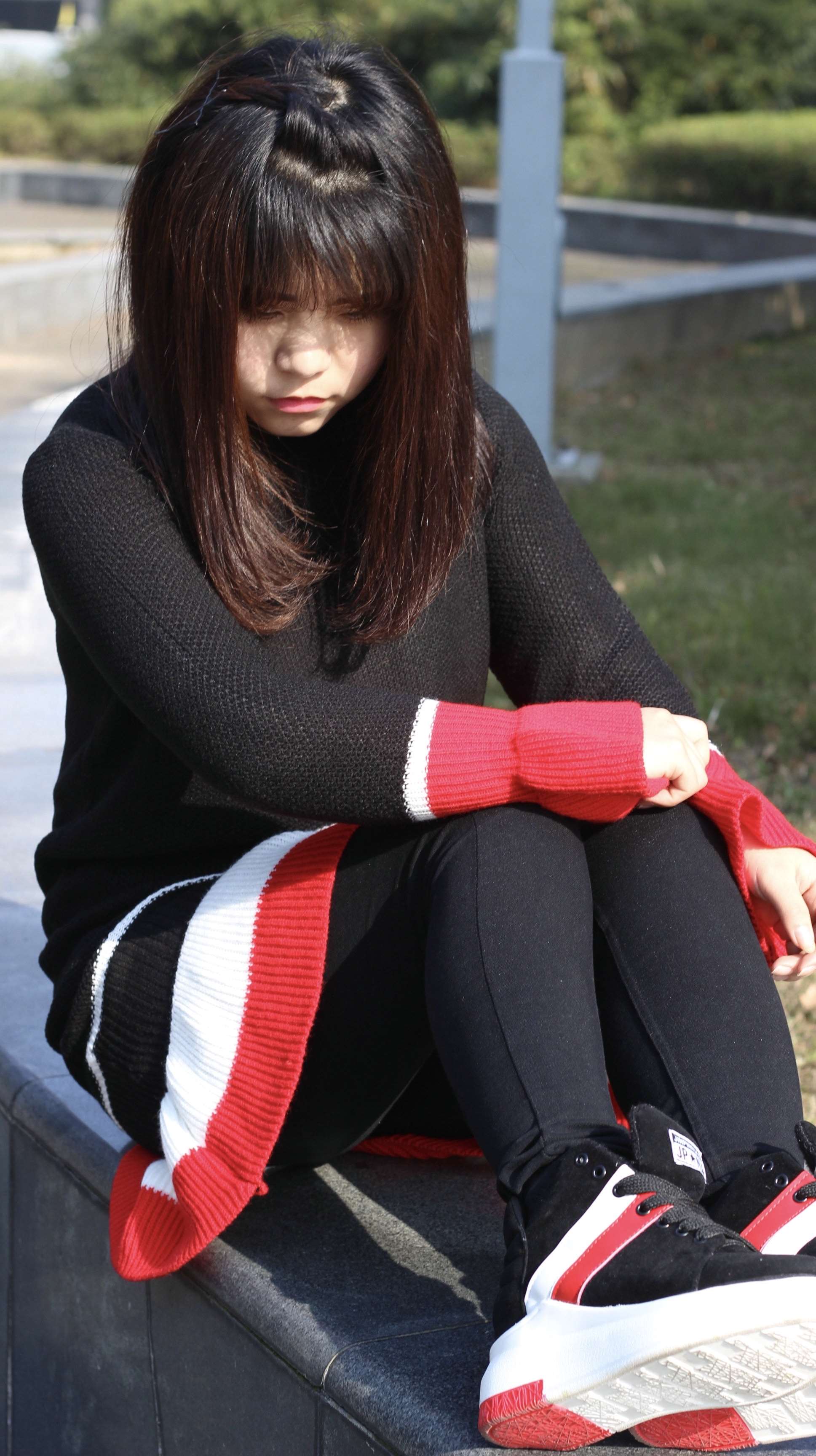 《冬日晒太阳》作品图