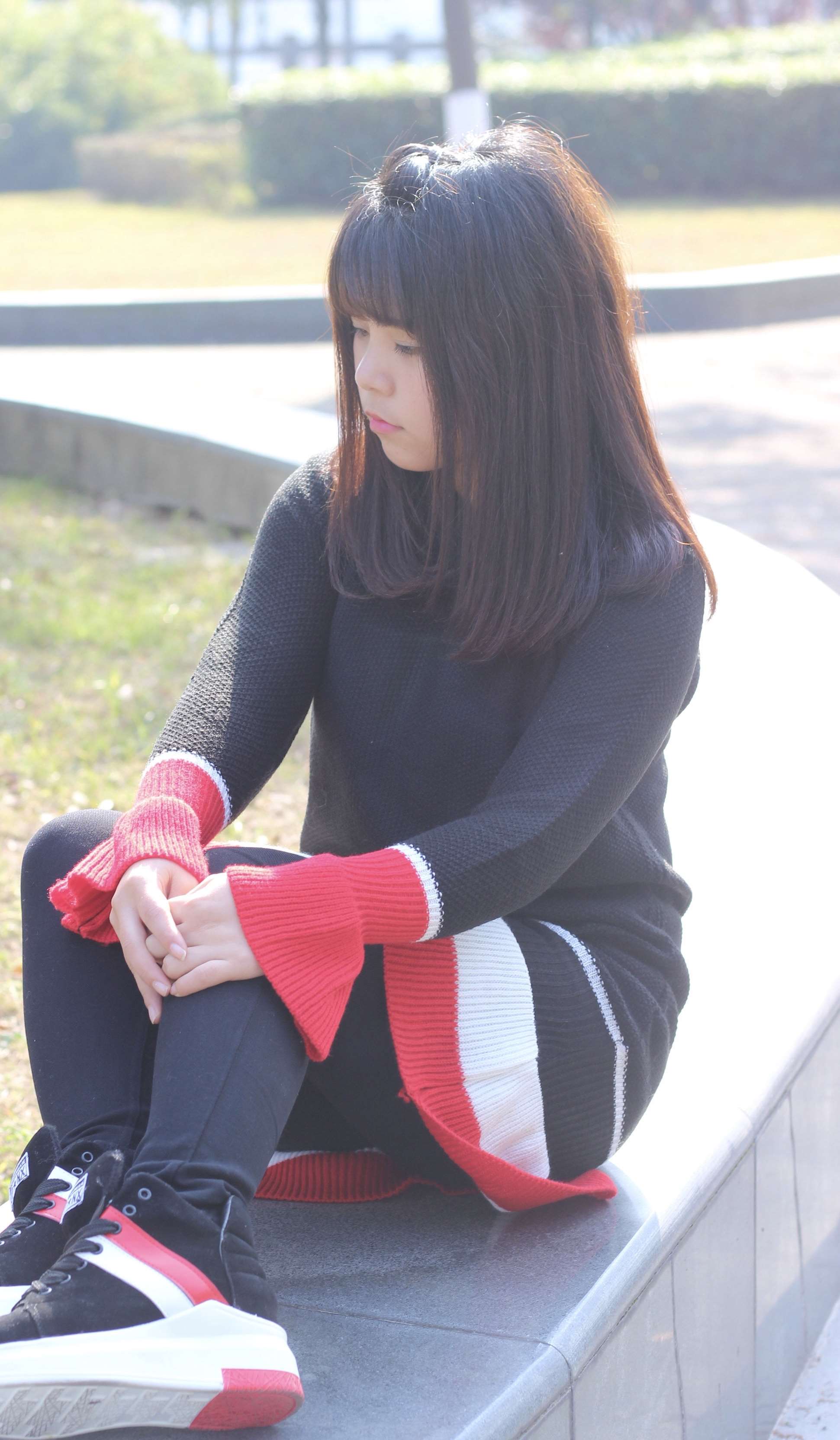 《冬日晒太阳》作品图