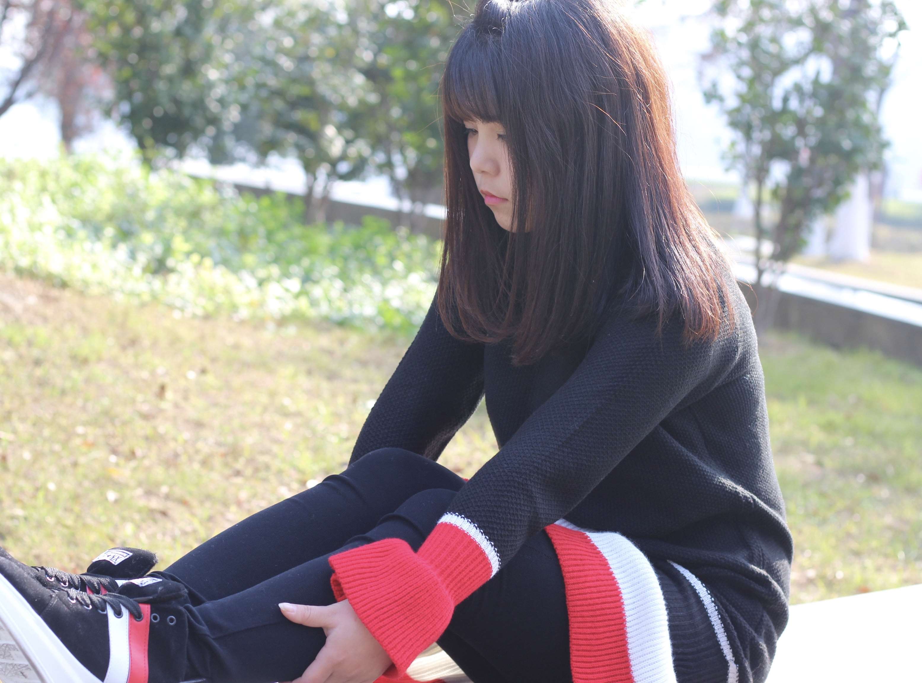 《冬日晒太阳》作品图