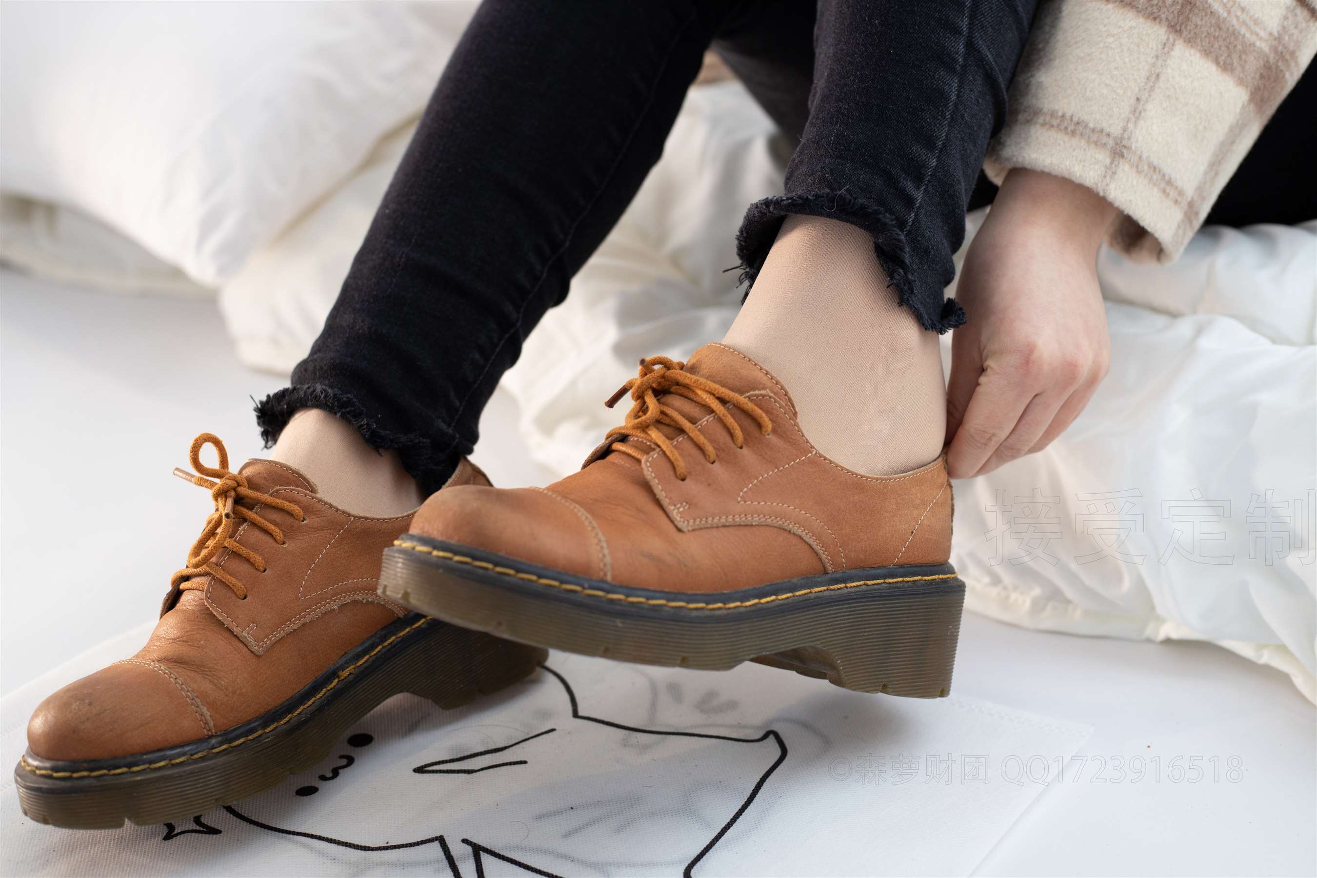 《脱丝洗脚》作品图