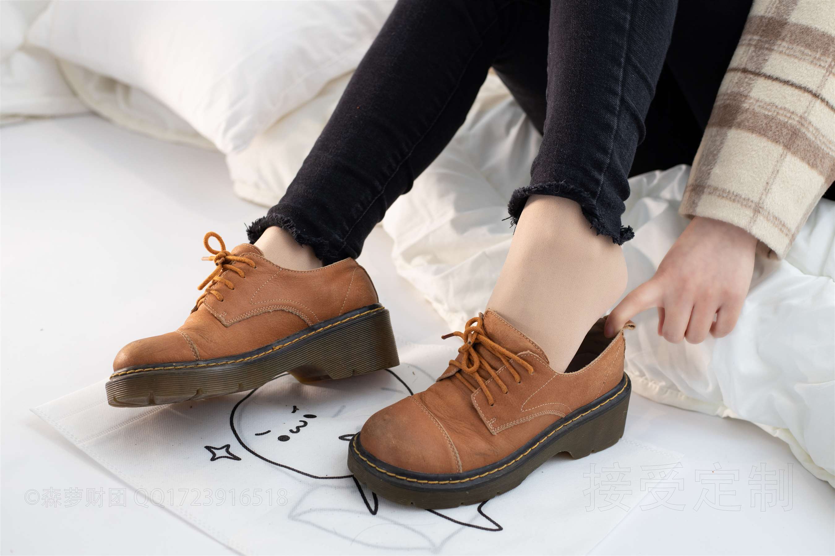 《脱丝洗脚》作品图