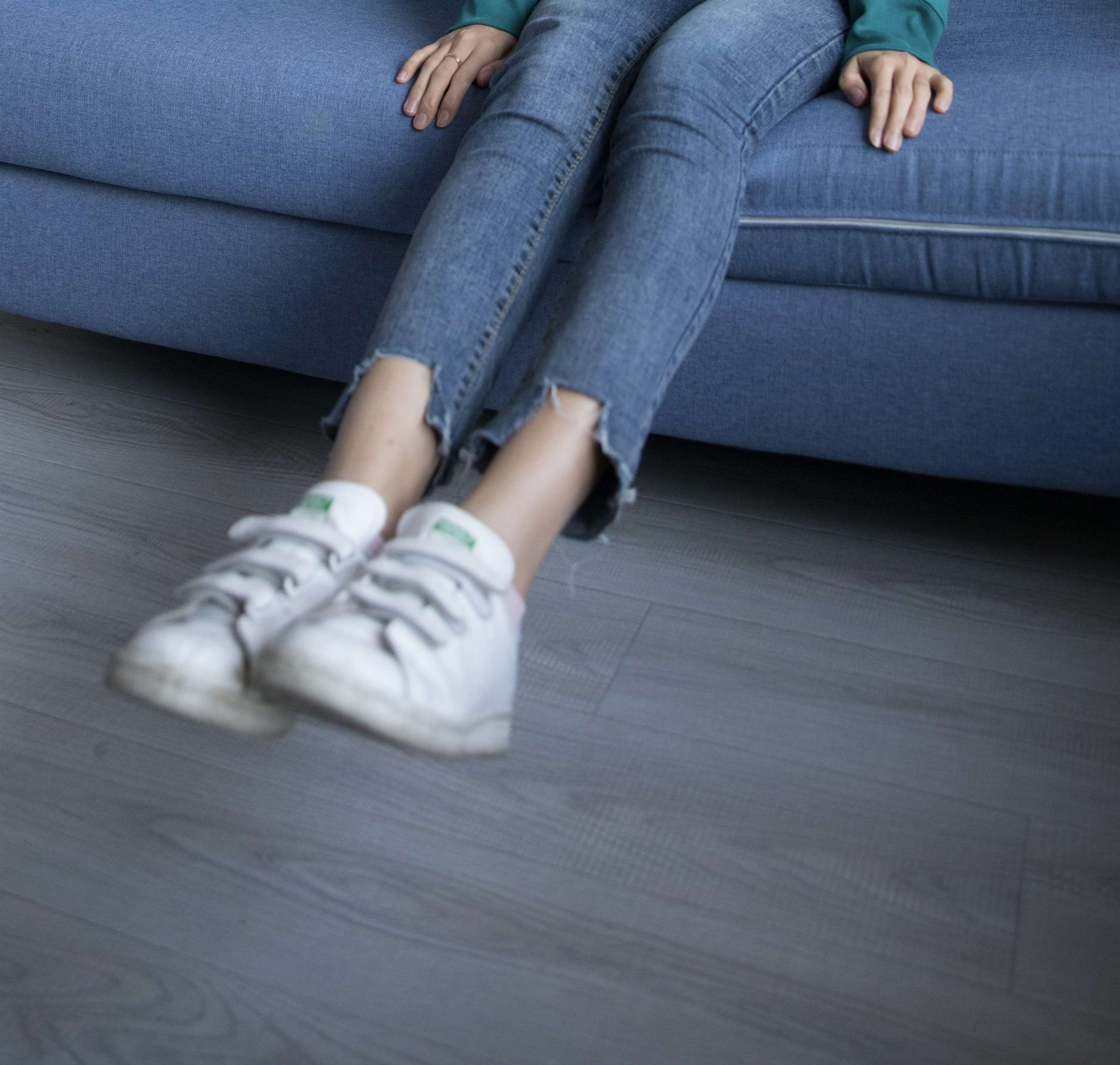 《牛仔板鞋棉袜脚【附送视频1个】》作品图