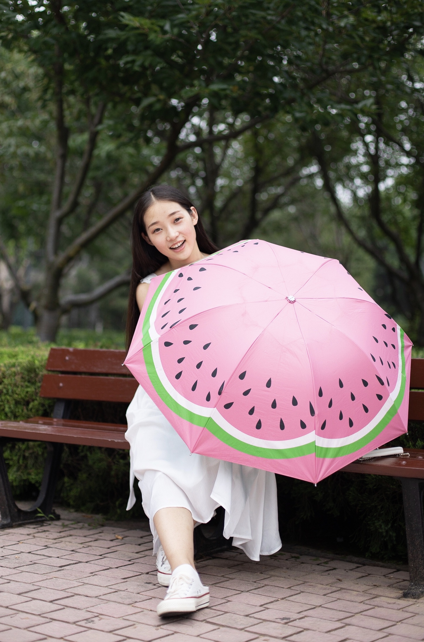 《长白裙の帆布鞋棉袜脚【套图+视频1个】》作品图