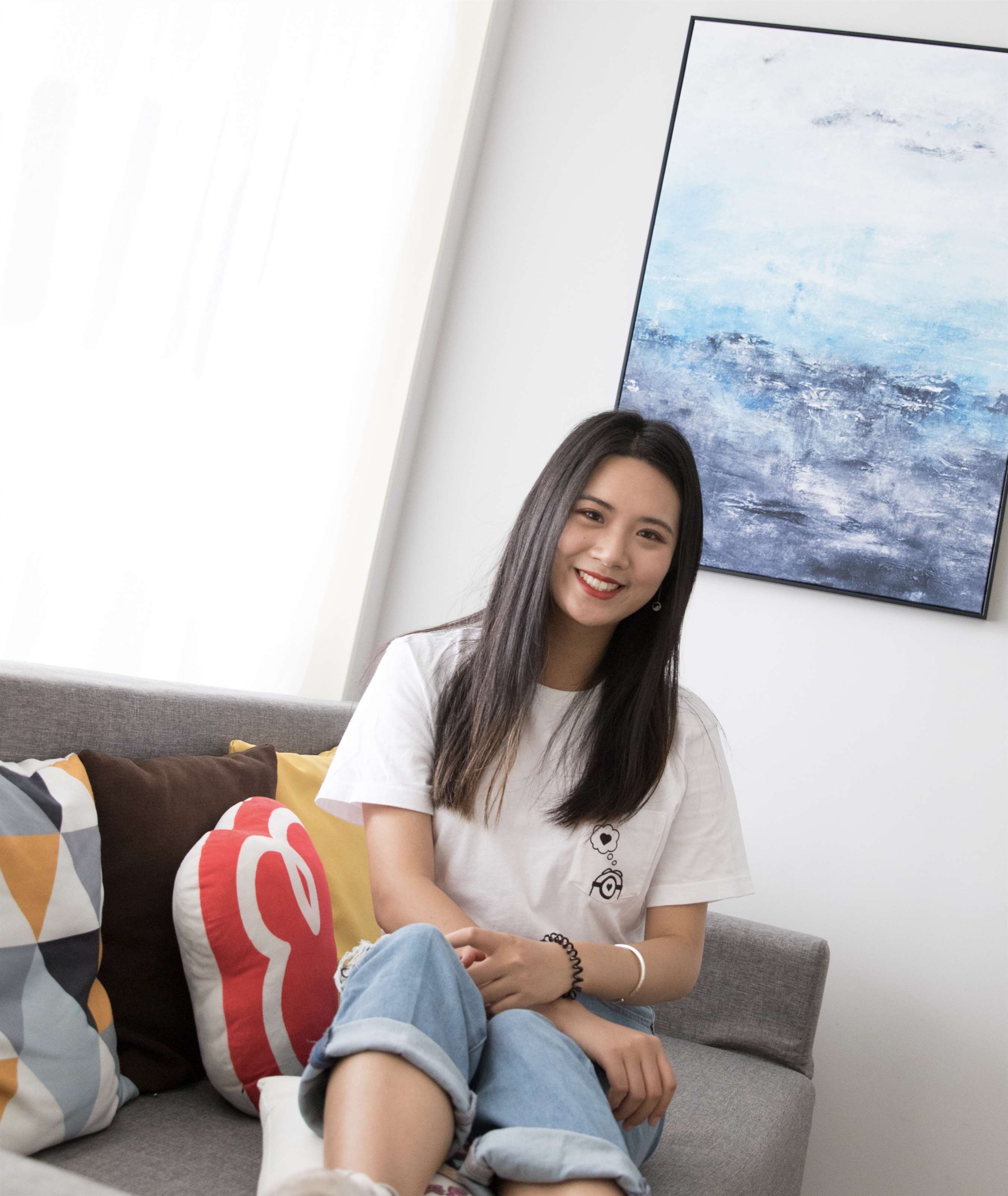 《七分牛仔の棉袜脚》作品图