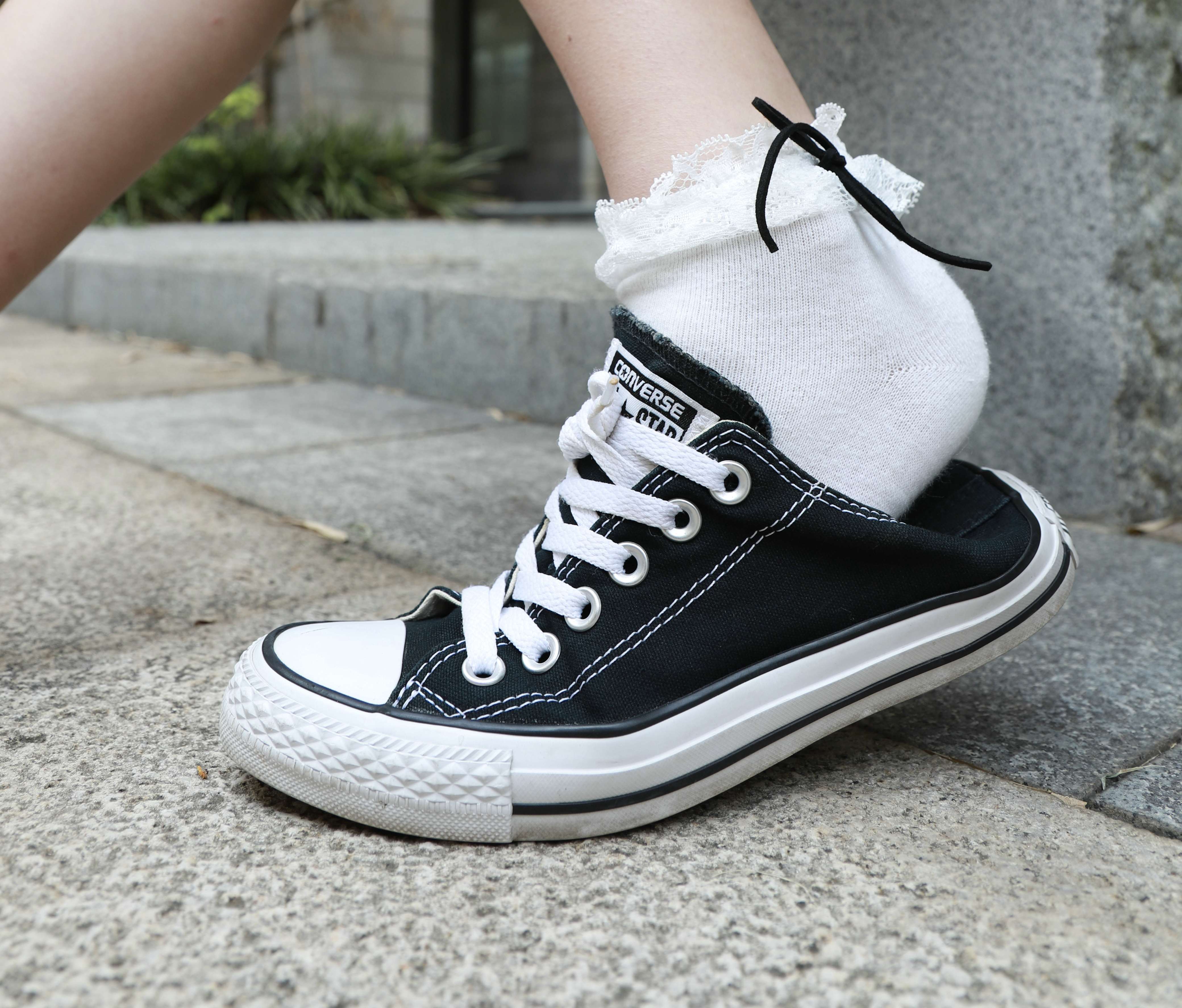 《帆布鞋の公主袜脚【套图+视频1个】》作品图