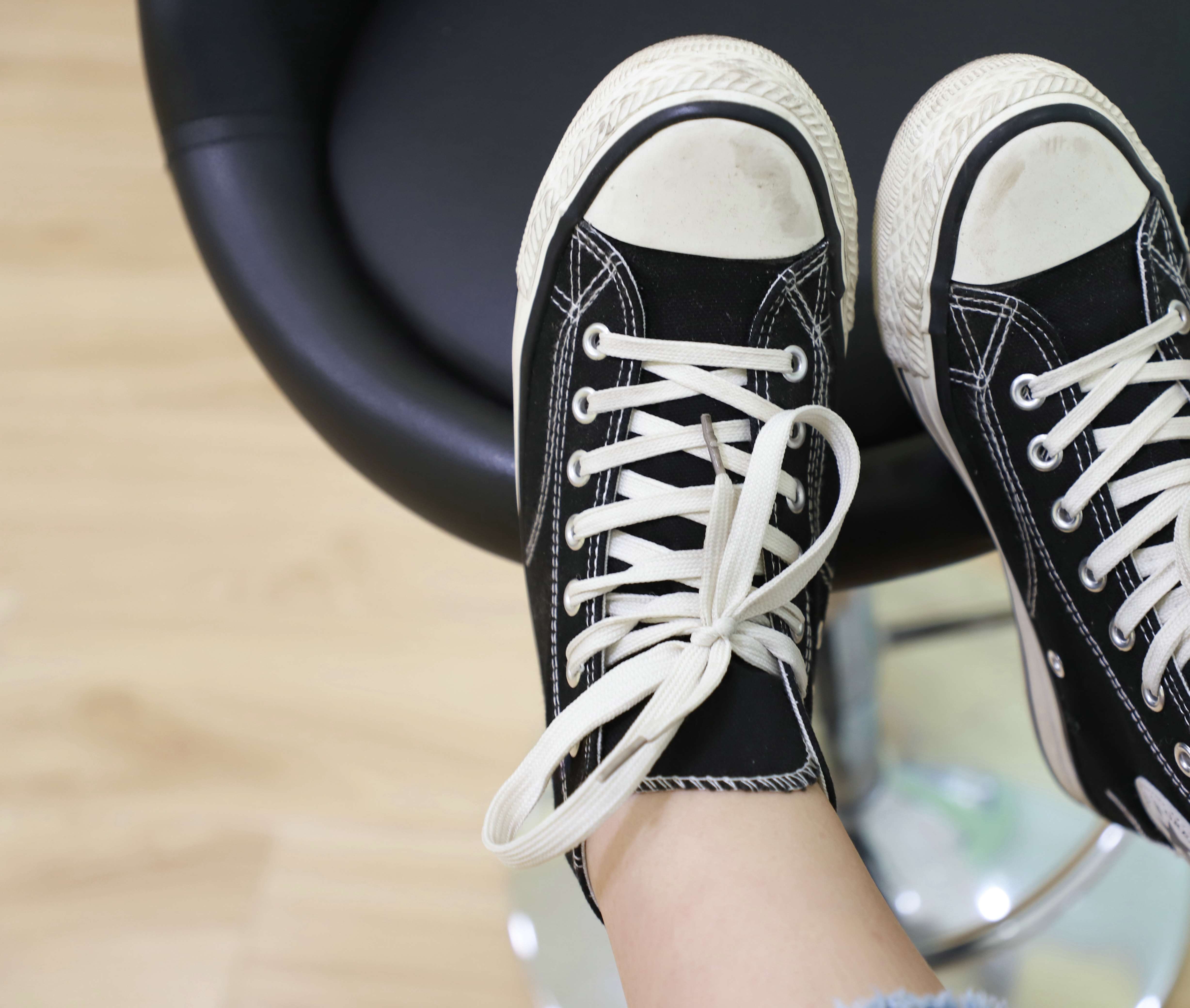 《牛仔の高帮帆布鞋脚》作品图