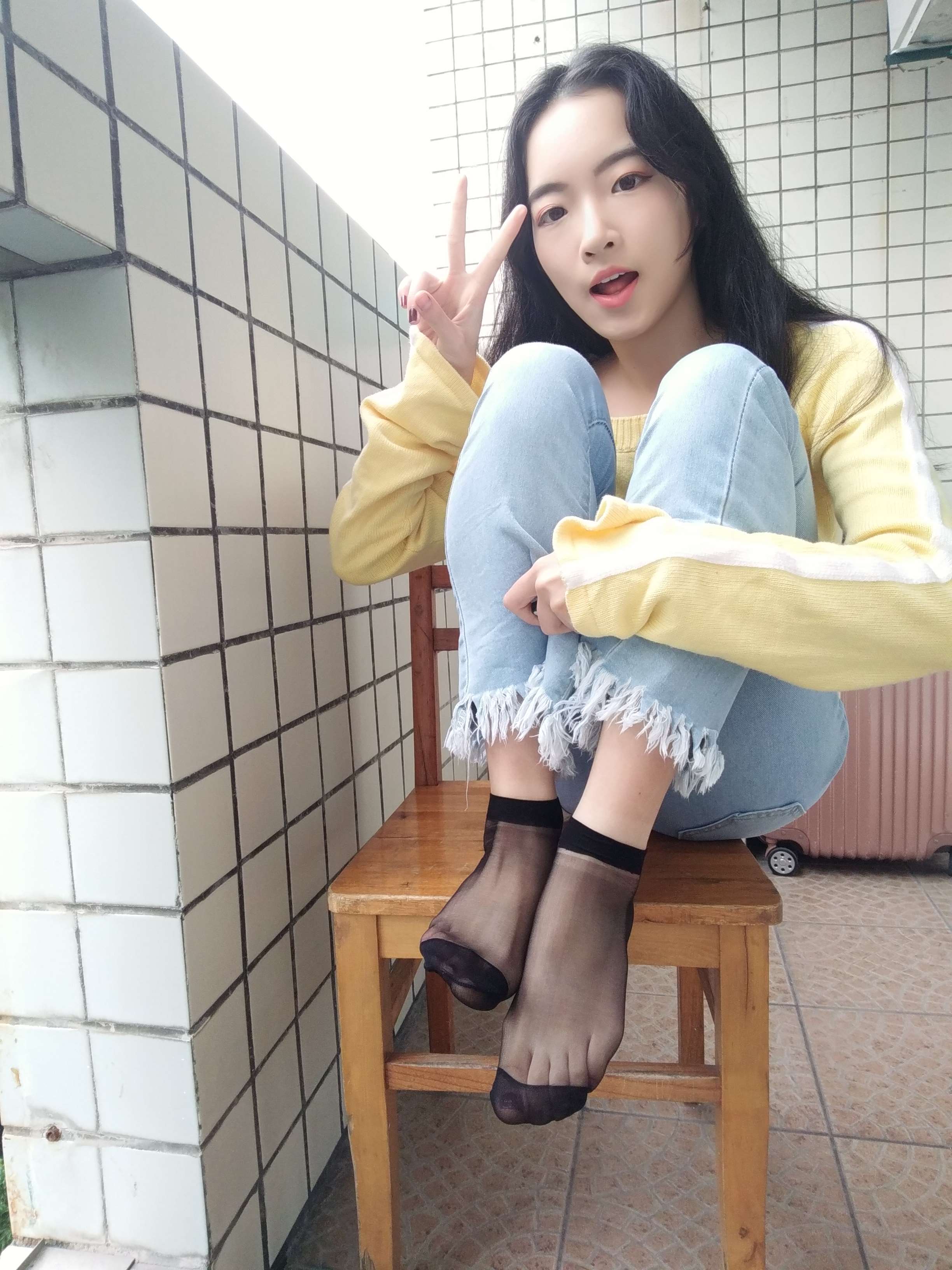 《学妹的短丝脚》作品图
