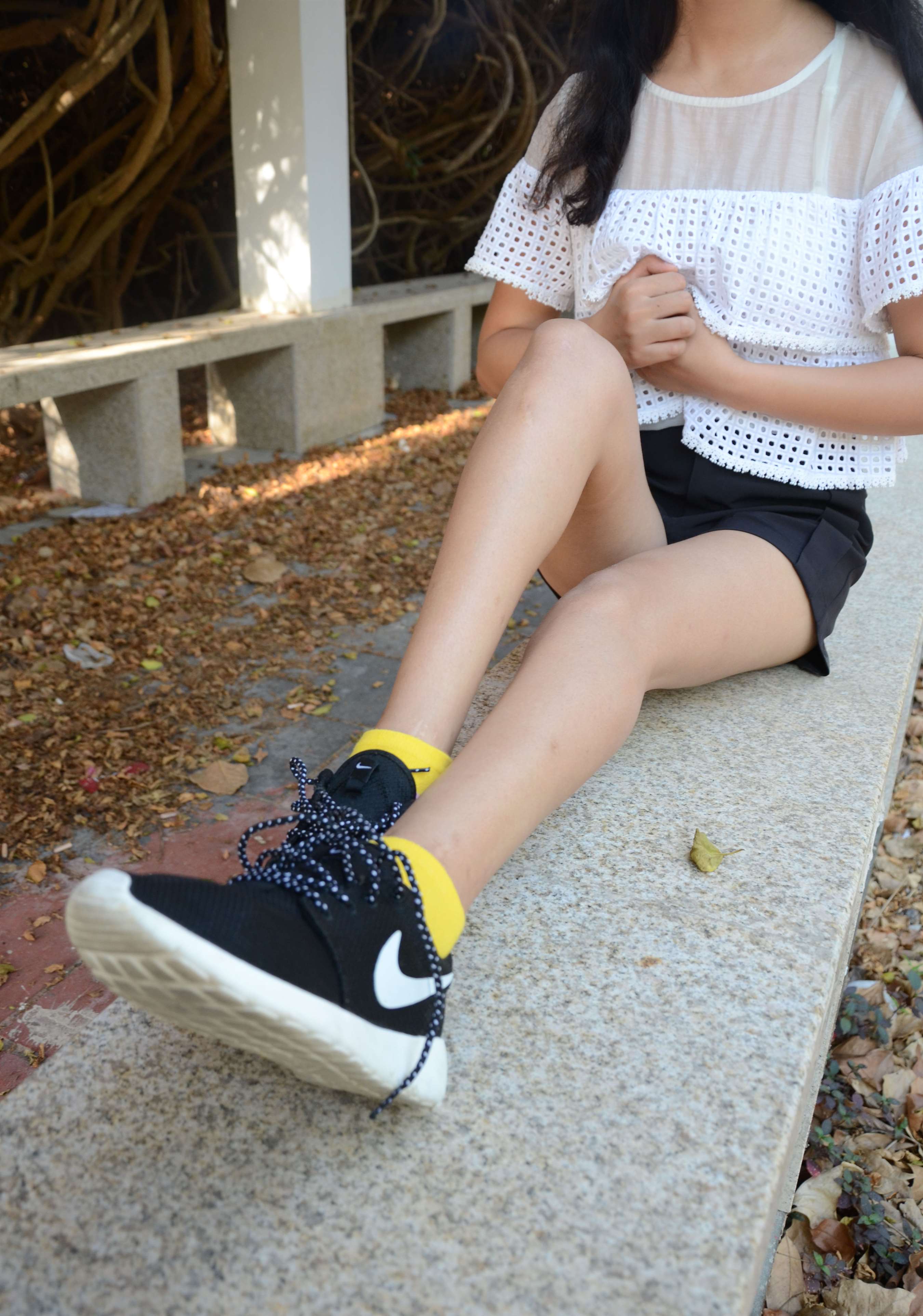 《运动鞋の斑点棉袜》作品图