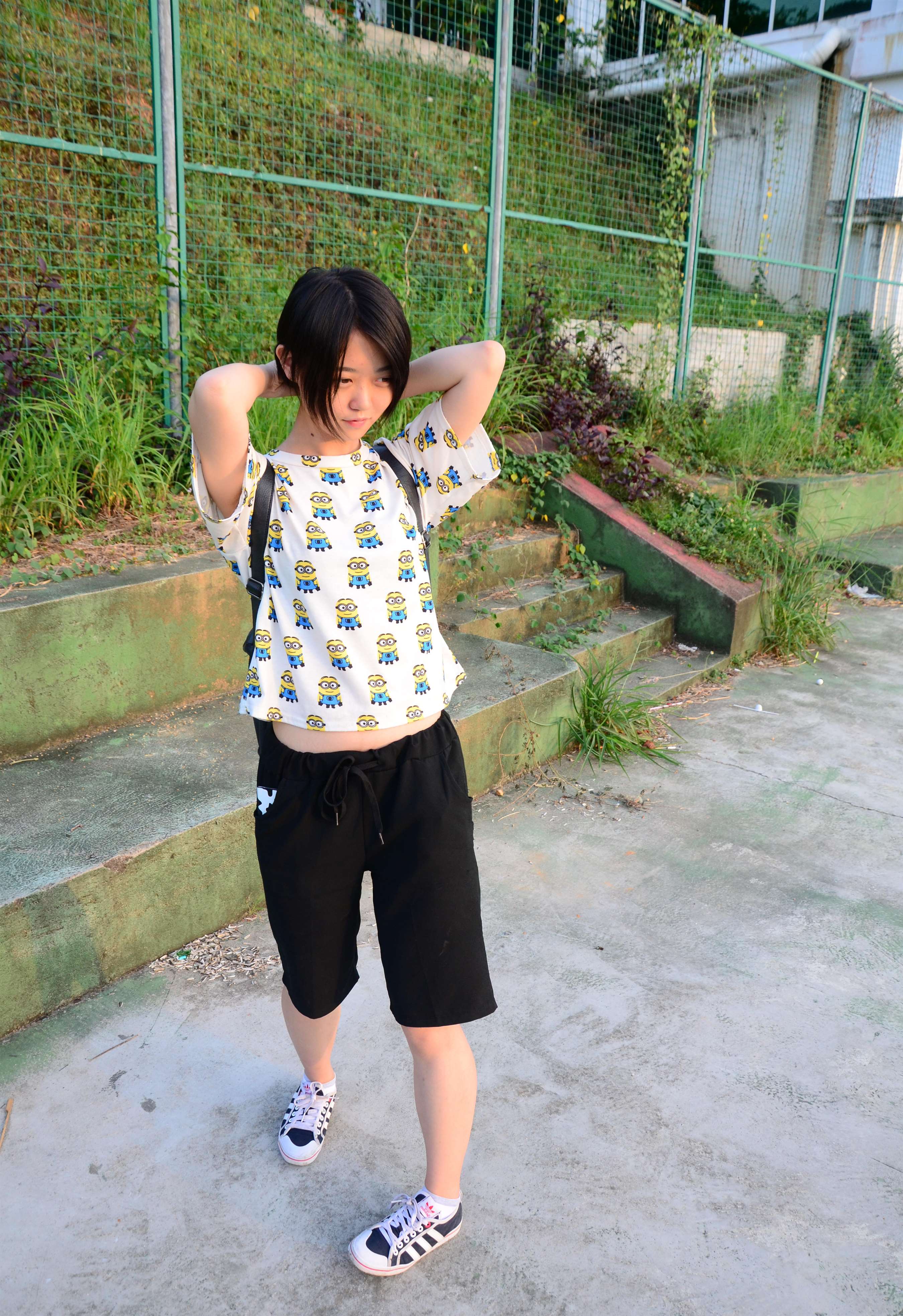 《小可爱的中裤の棉袜脚》作品图