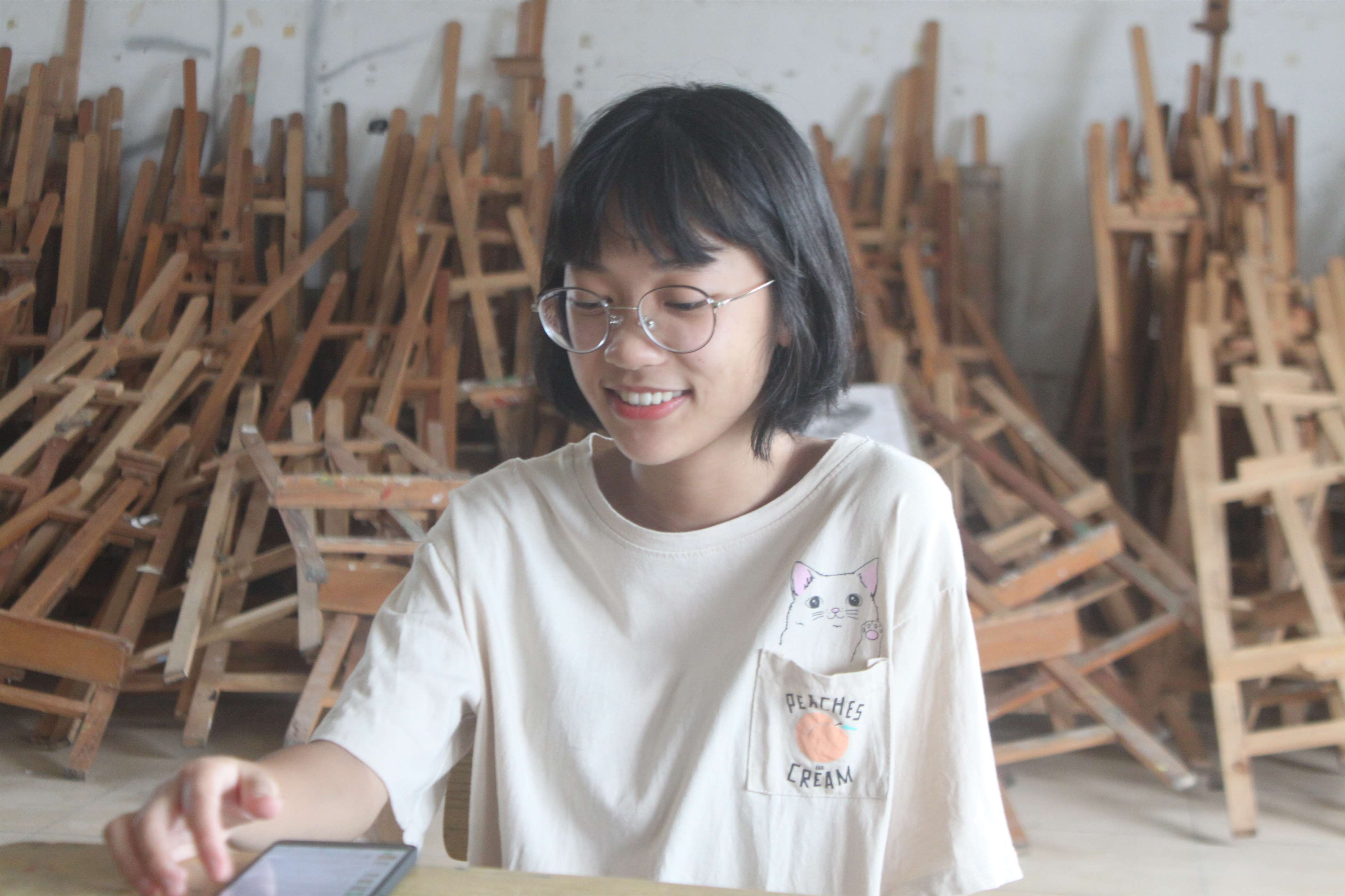 《朴实又单纯的女孩》作品图