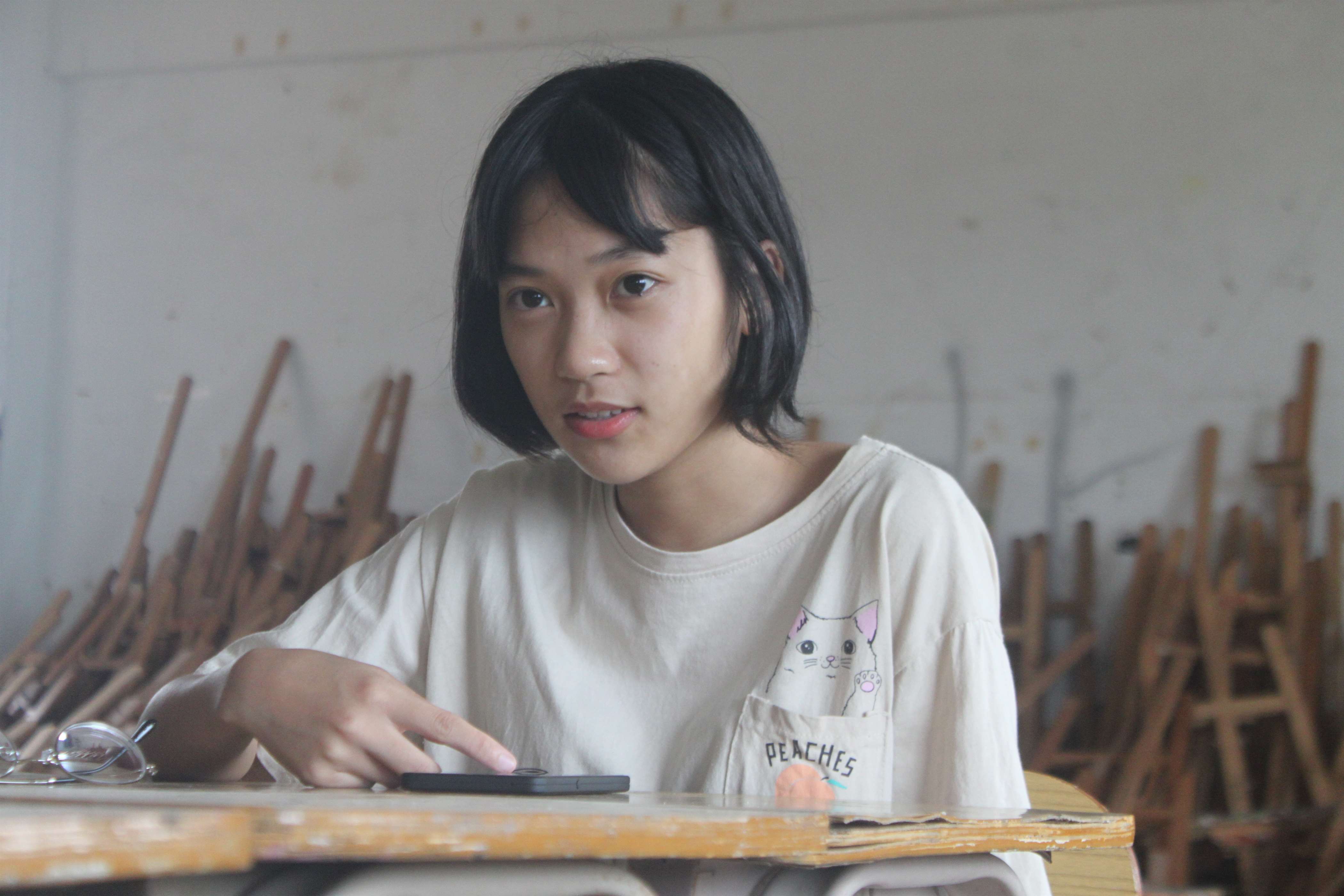 《朴实又单纯的女孩》作品图