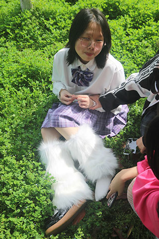 眼镜少女JK毛绒