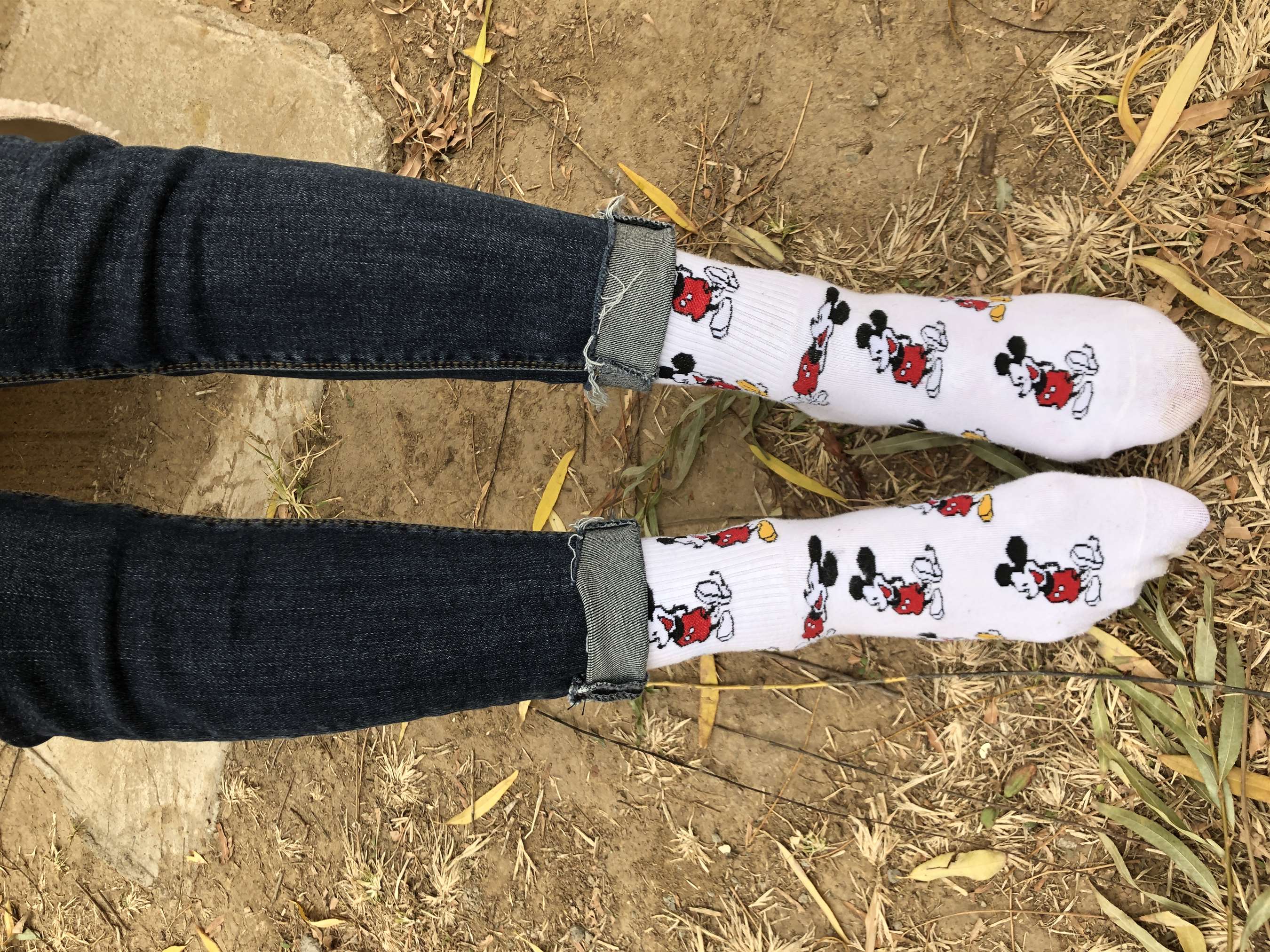 《脱棉袜展嫩足》作品图