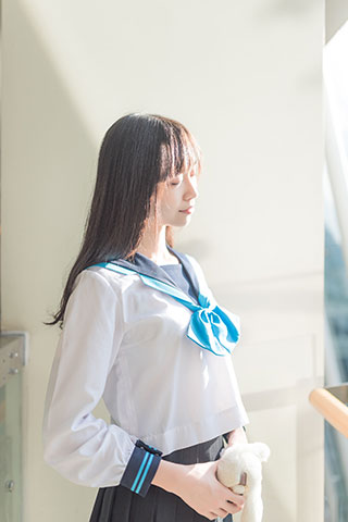 校园JK制服の黑丝脚