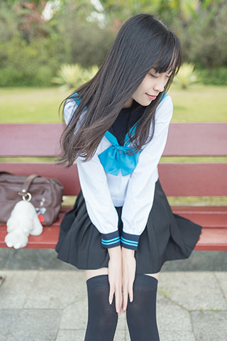 校园小姐姐JK制服の黑丝脚