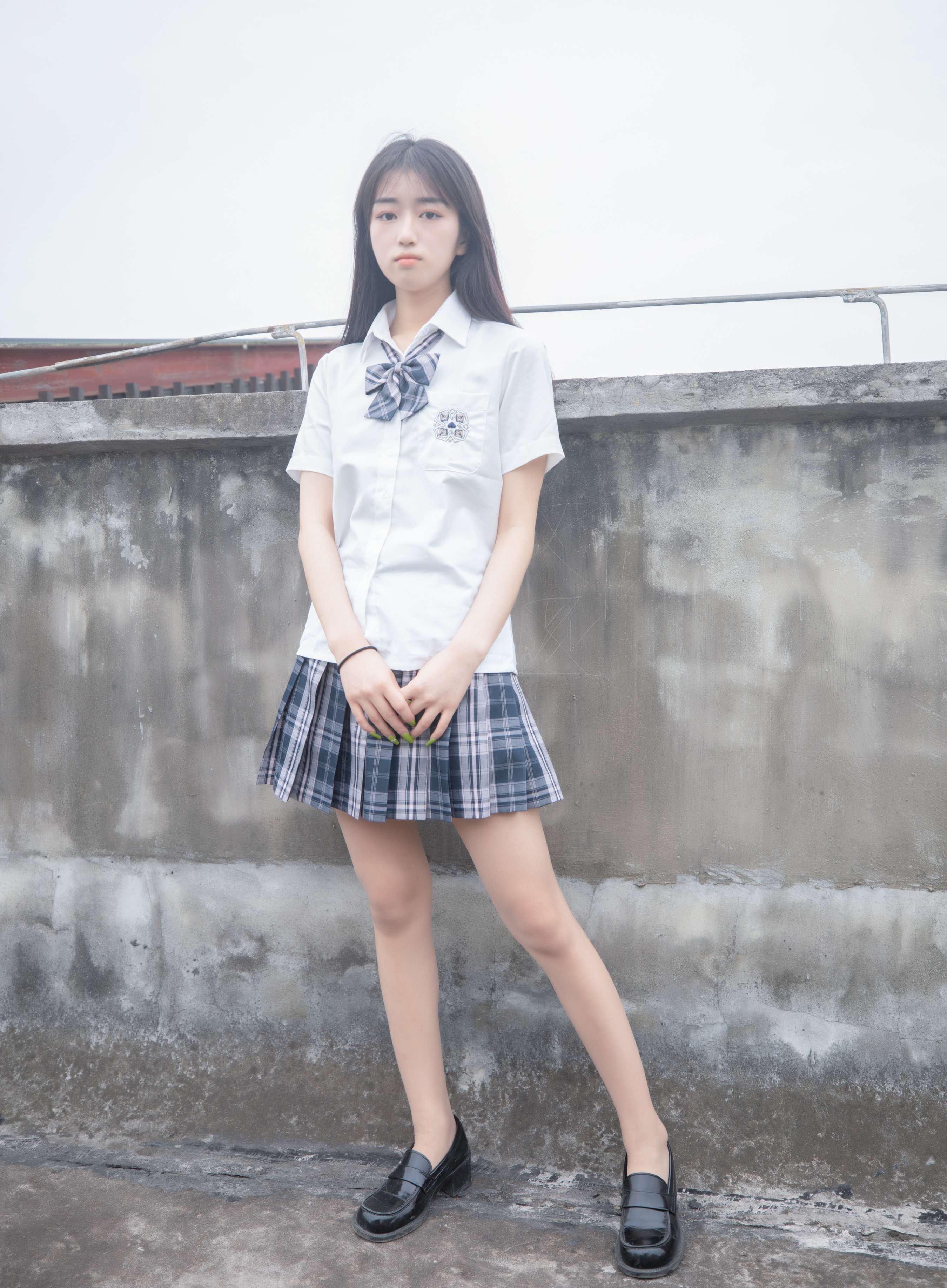 《娇娇天台JK少女》作品图