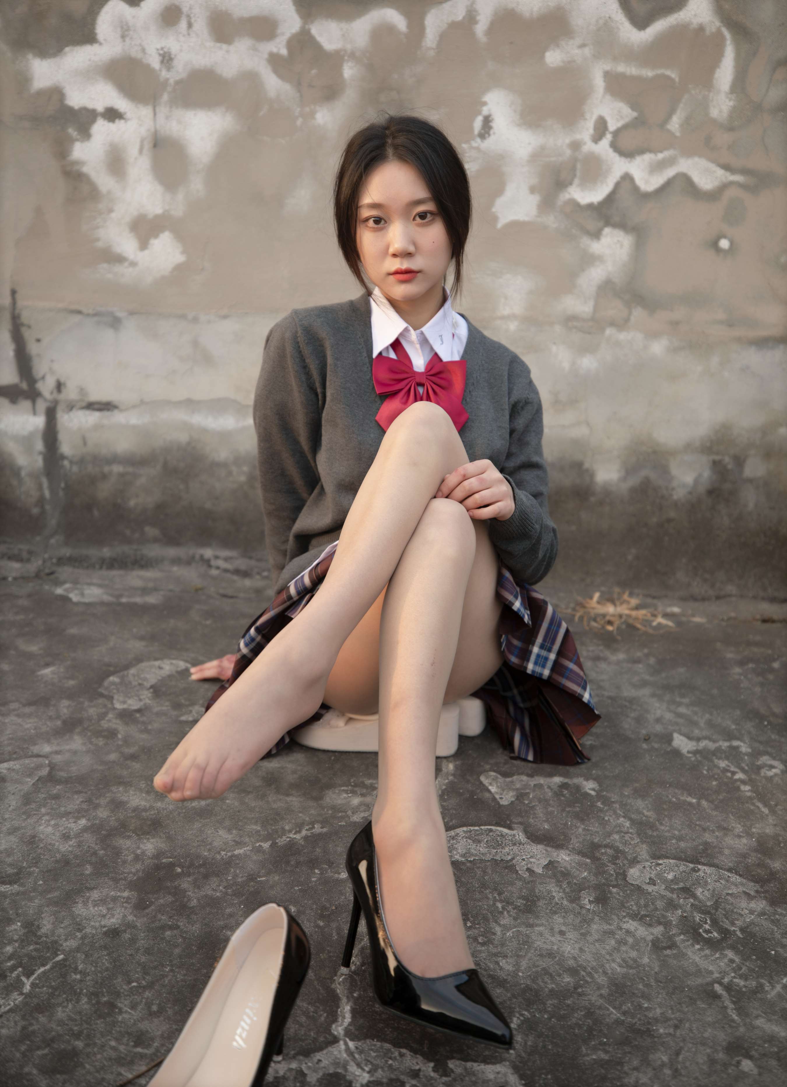 《【免费】JK装の高跟丝足》作品图