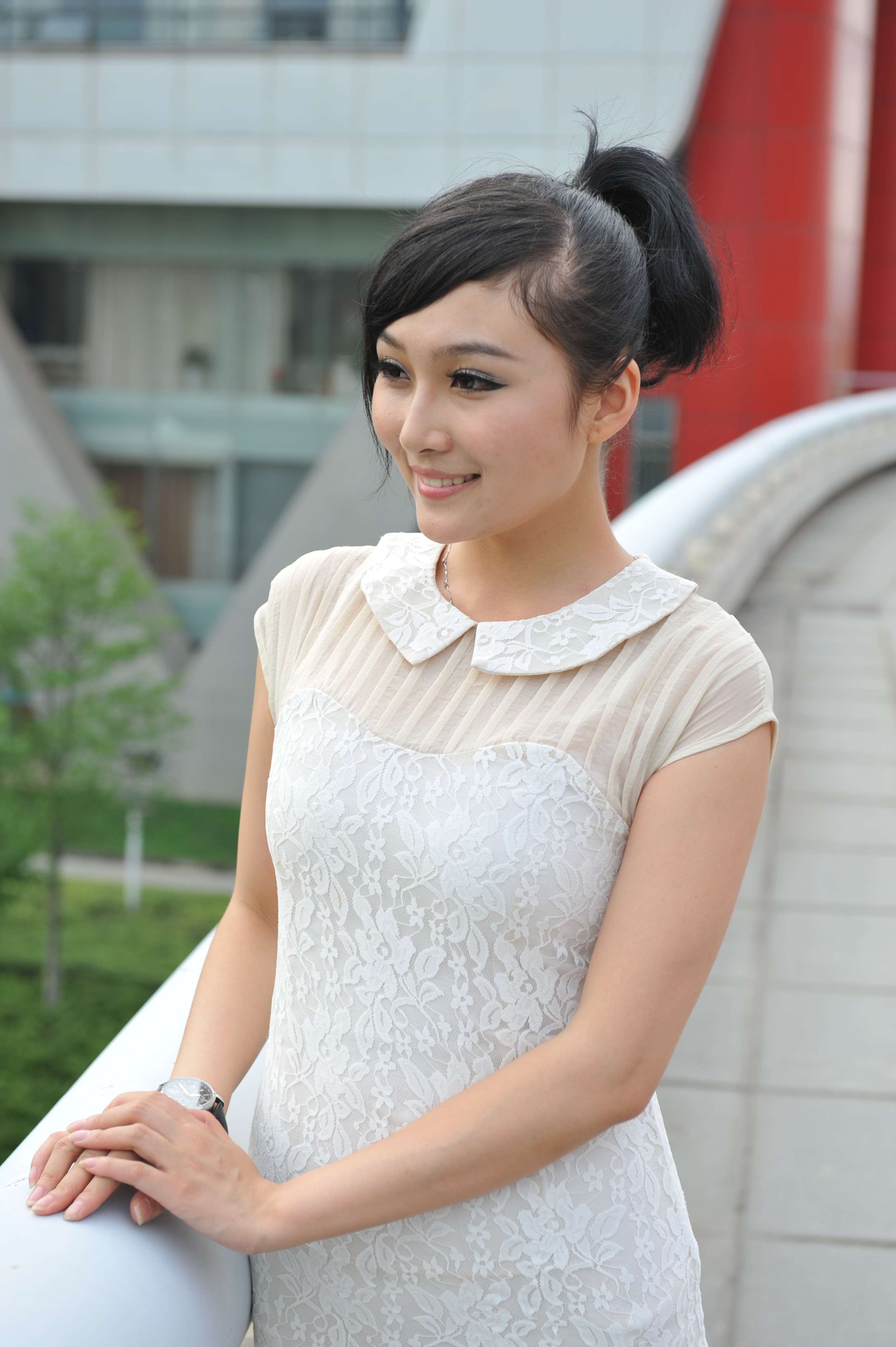 《小姐姐雪纺连衣裙》作品图