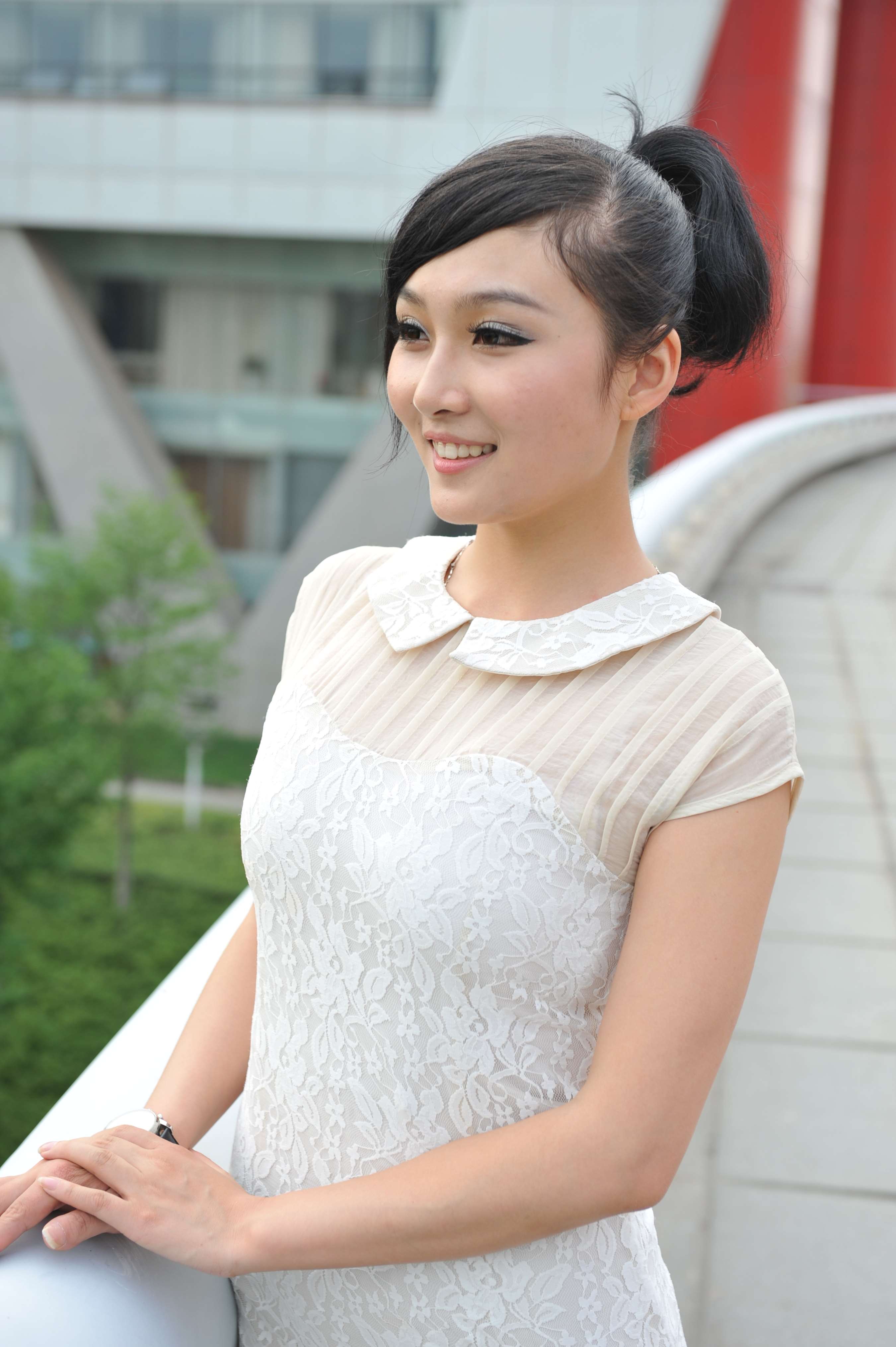 《小姐姐雪纺连衣裙》作品图