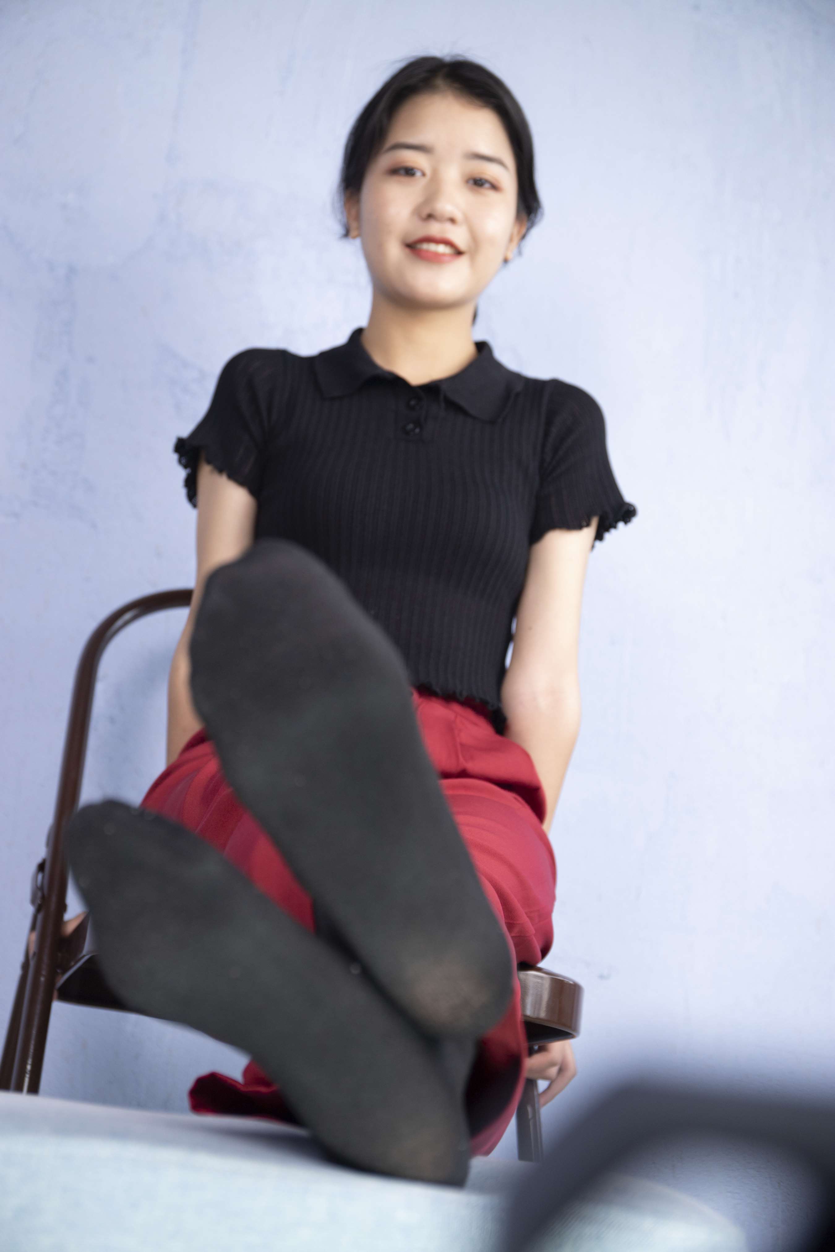 《小雨少女修长性感的脚丫》作品图