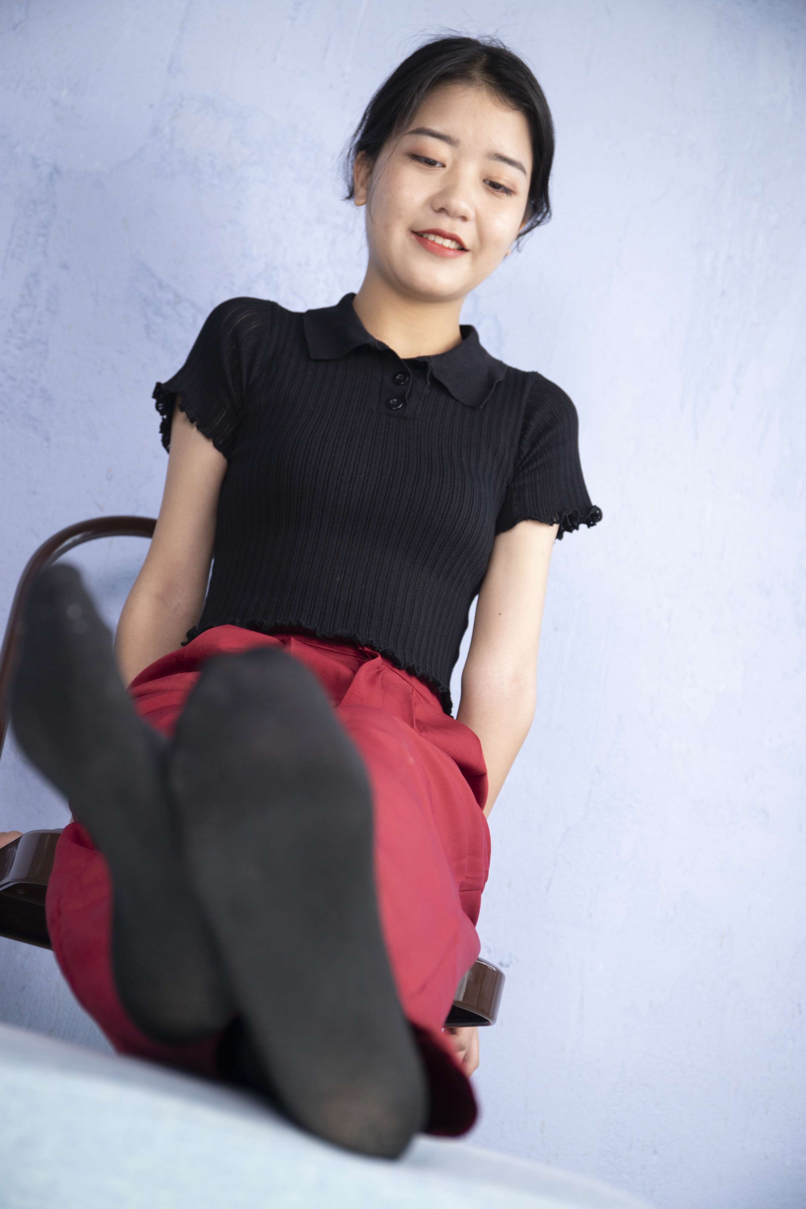 《小雨少女修长性感的脚丫》作品图