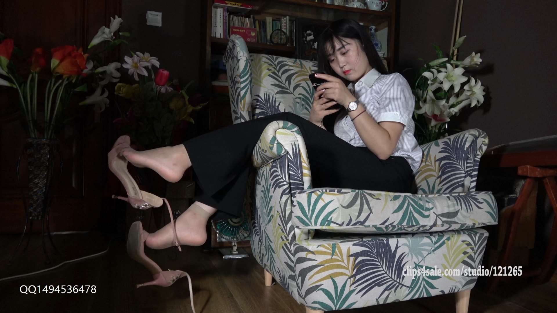 《[视频]-K&M-艾米短丝凉高挑鞋》作品图