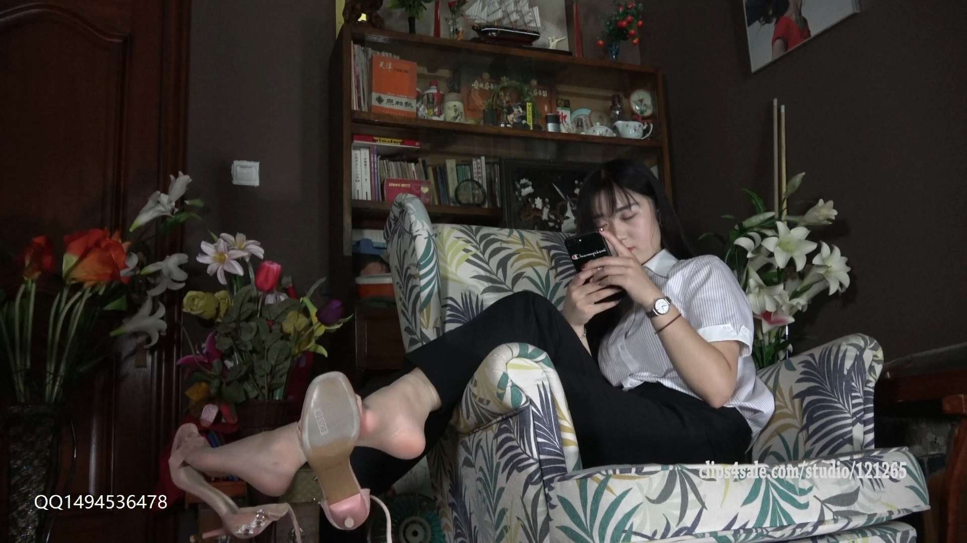 《[视频]-K&M-艾米短丝凉高挑鞋》作品图