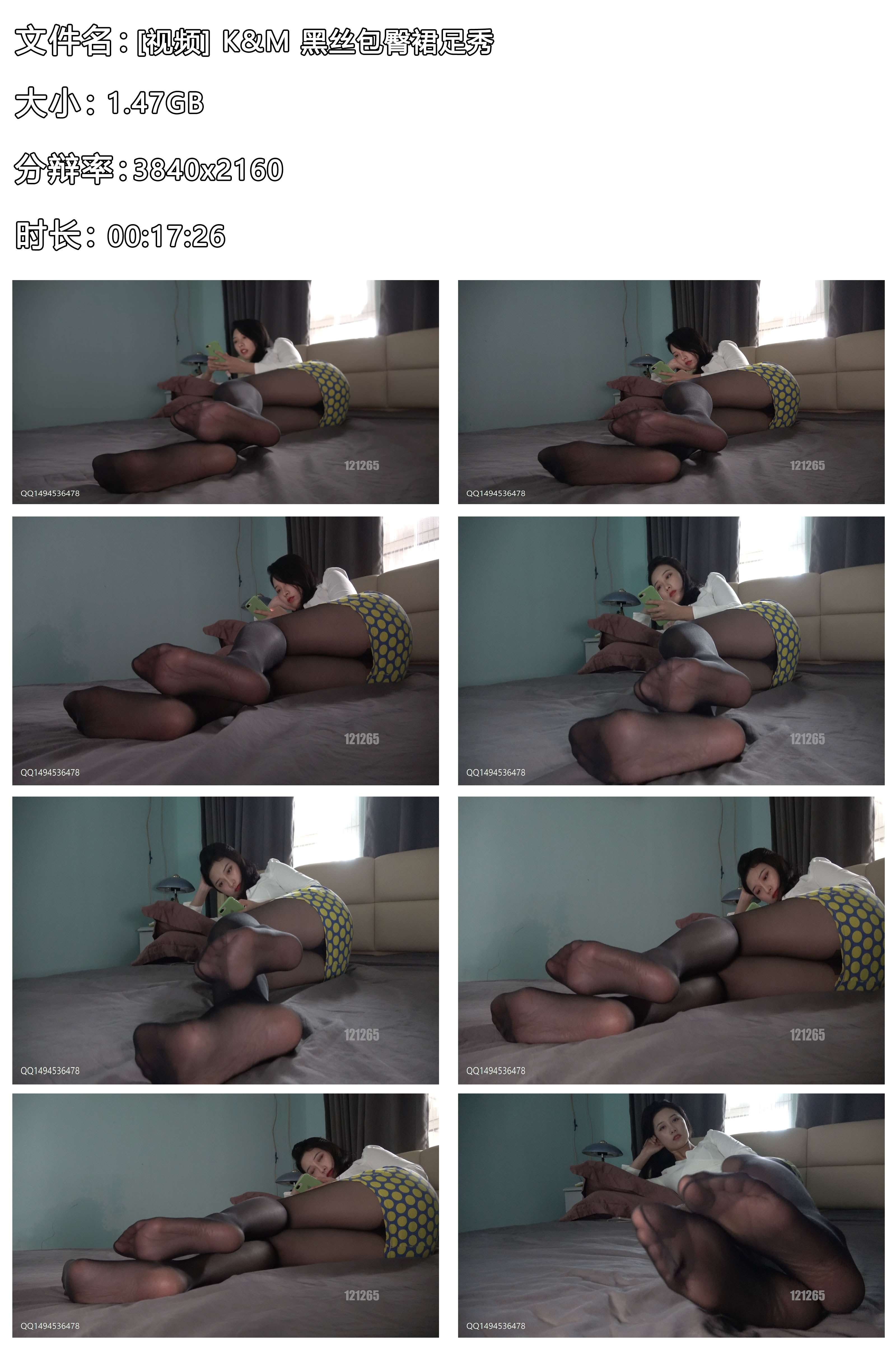 《[视频]-K&M-黑丝包臀裙足秀》作品图