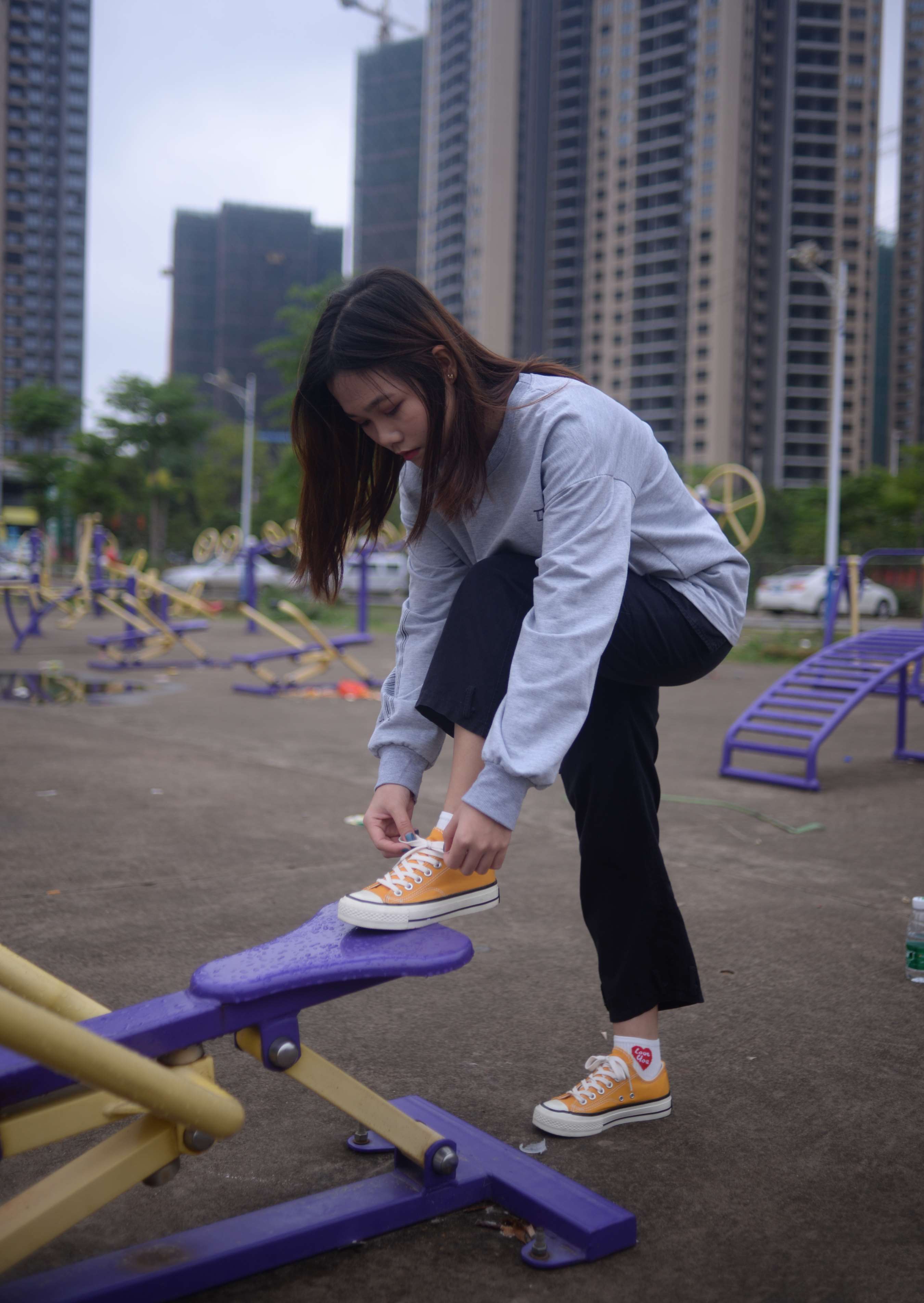 《小凌学姐 阳光很暖，电量很满》作品图