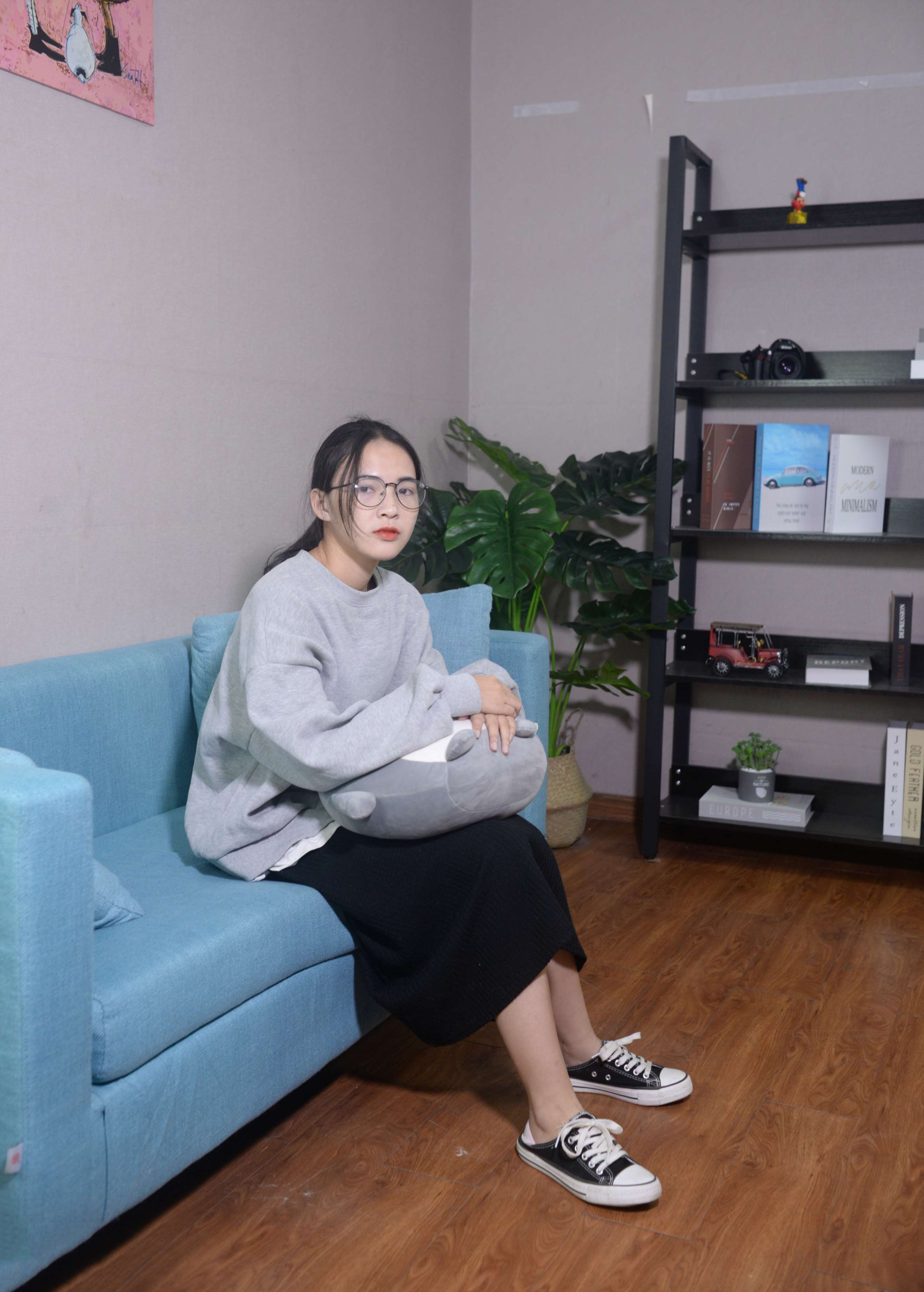 《小米酱小姐姐 月光要来温酒》作品图