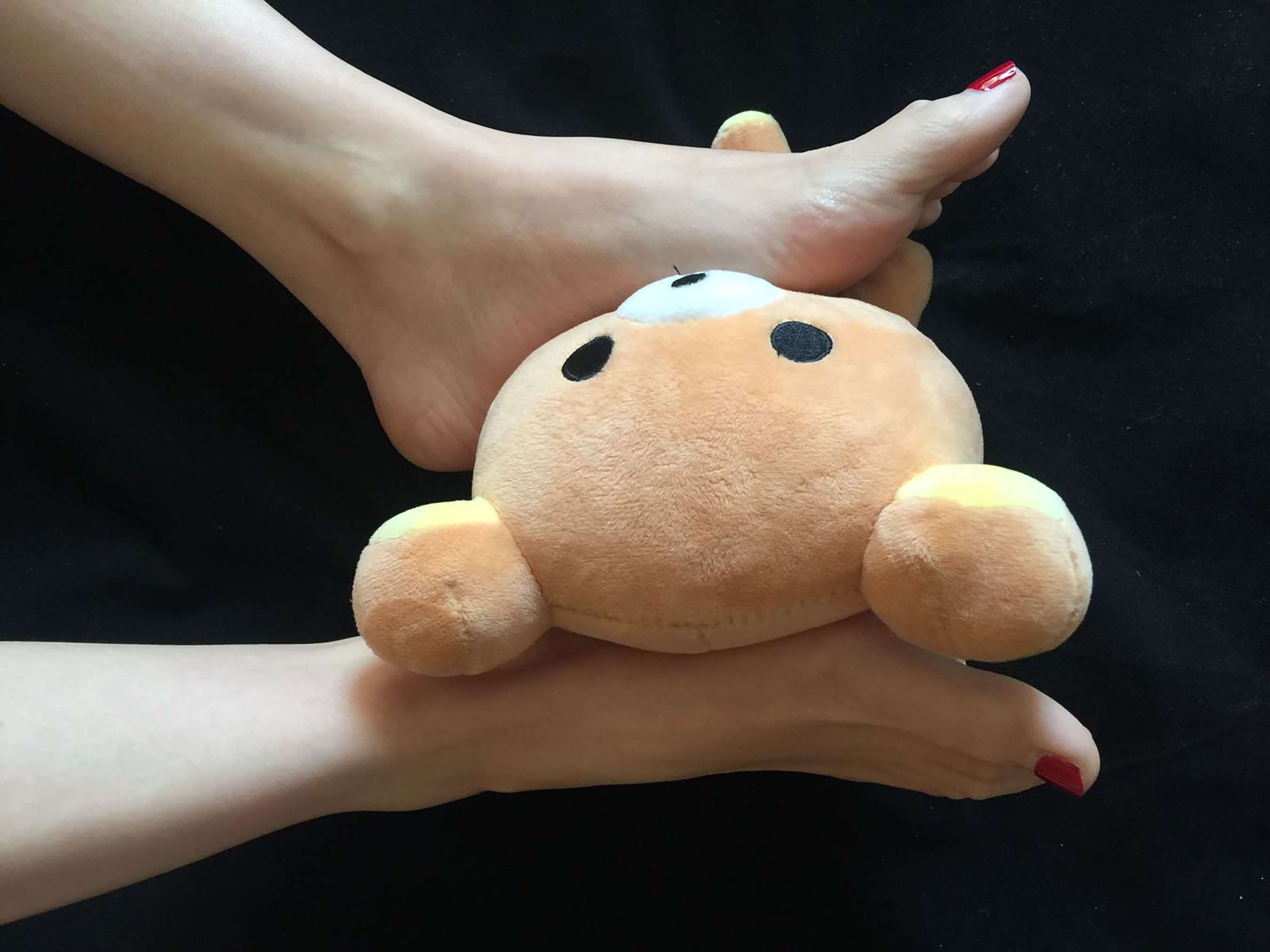 《小姐姐嫩足玩熊仔》作品图