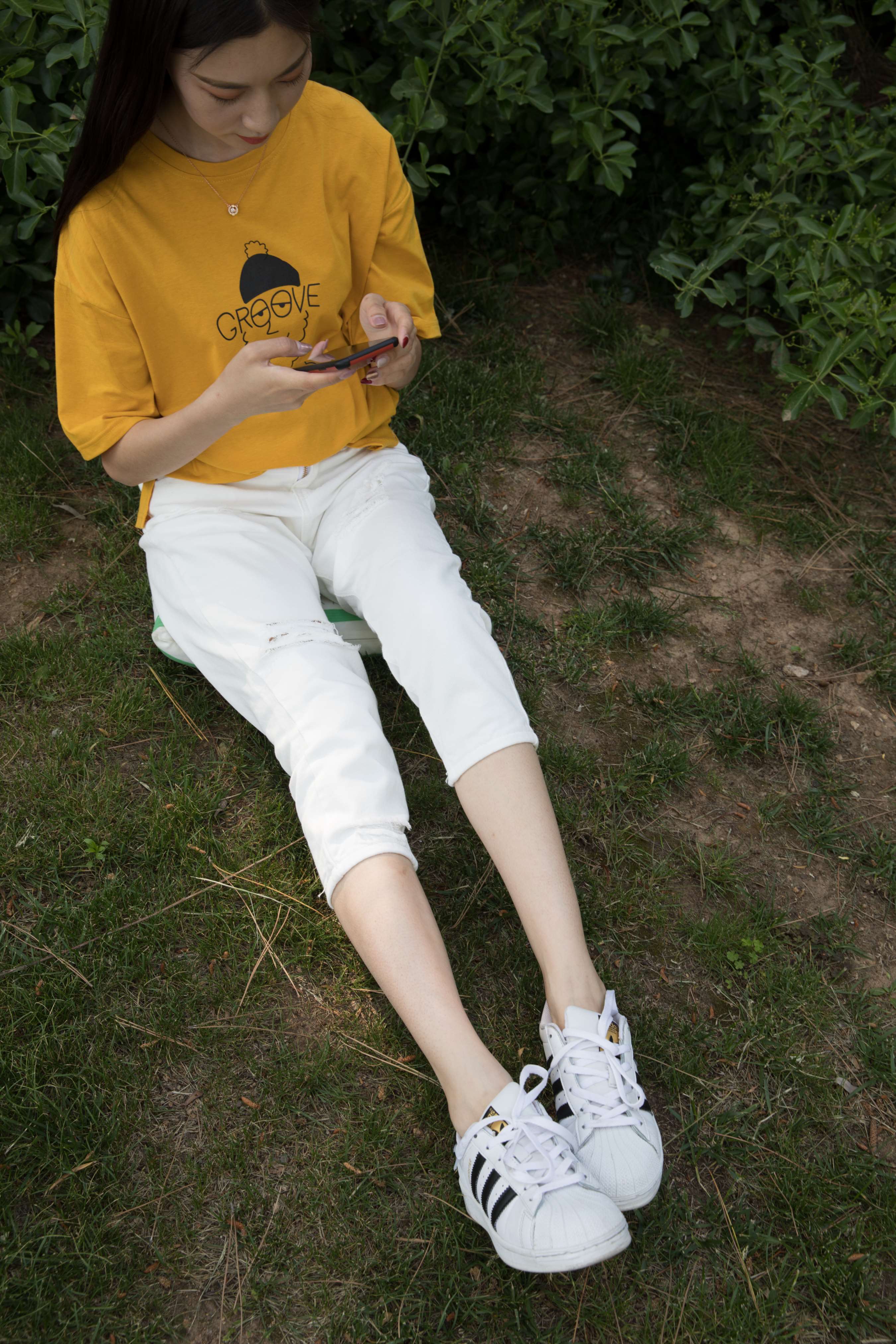 《苏镶-公园里的一抹清新》作品图