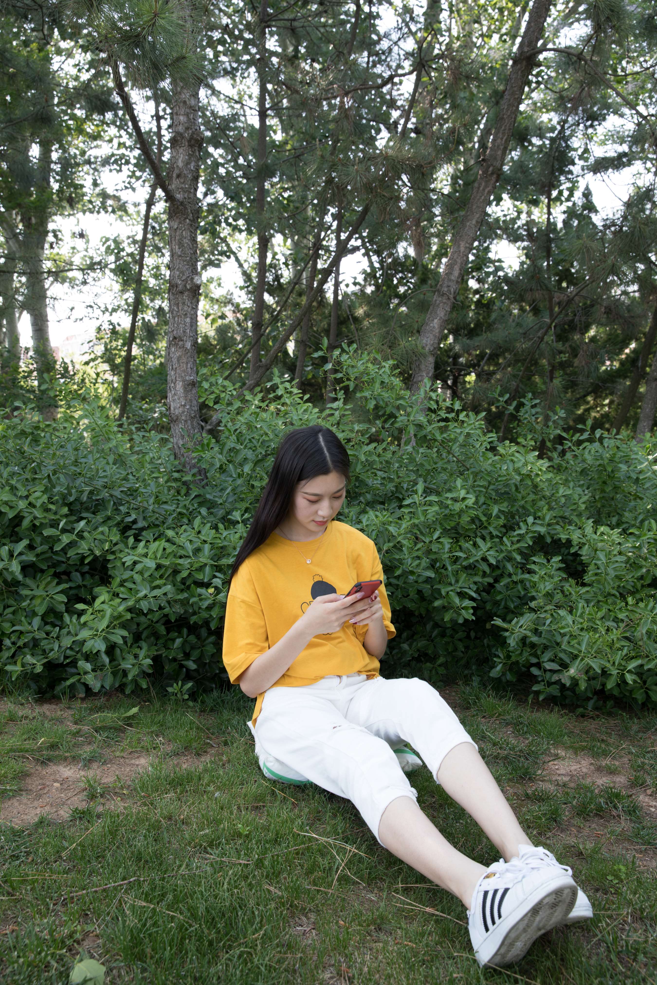 《苏镶-公园里的一抹清新》作品图