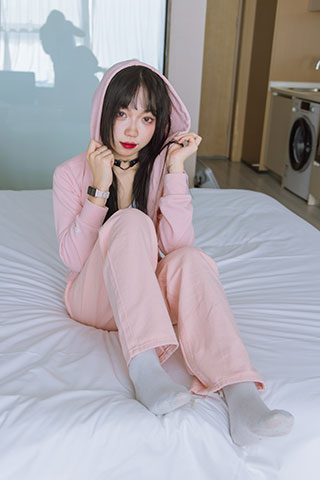 周周运动鞋の白棉袜