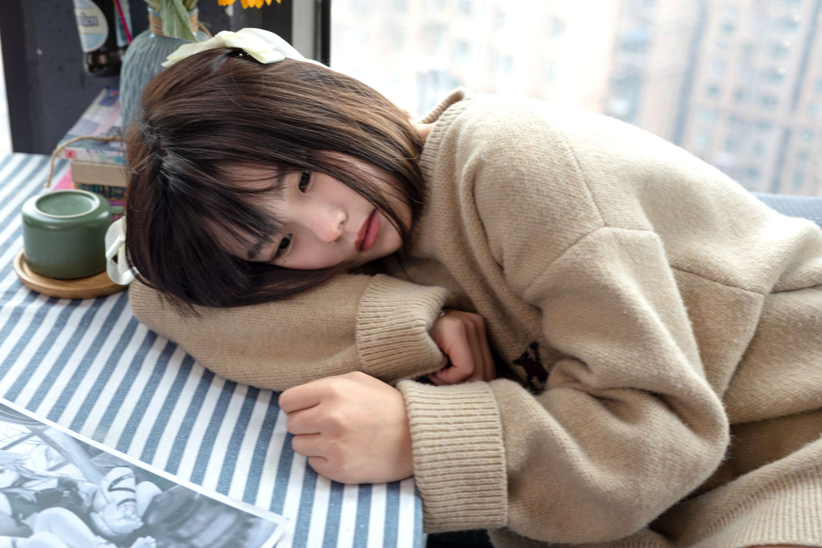 《香香棉拖鞋の脏白棉袜》作品图