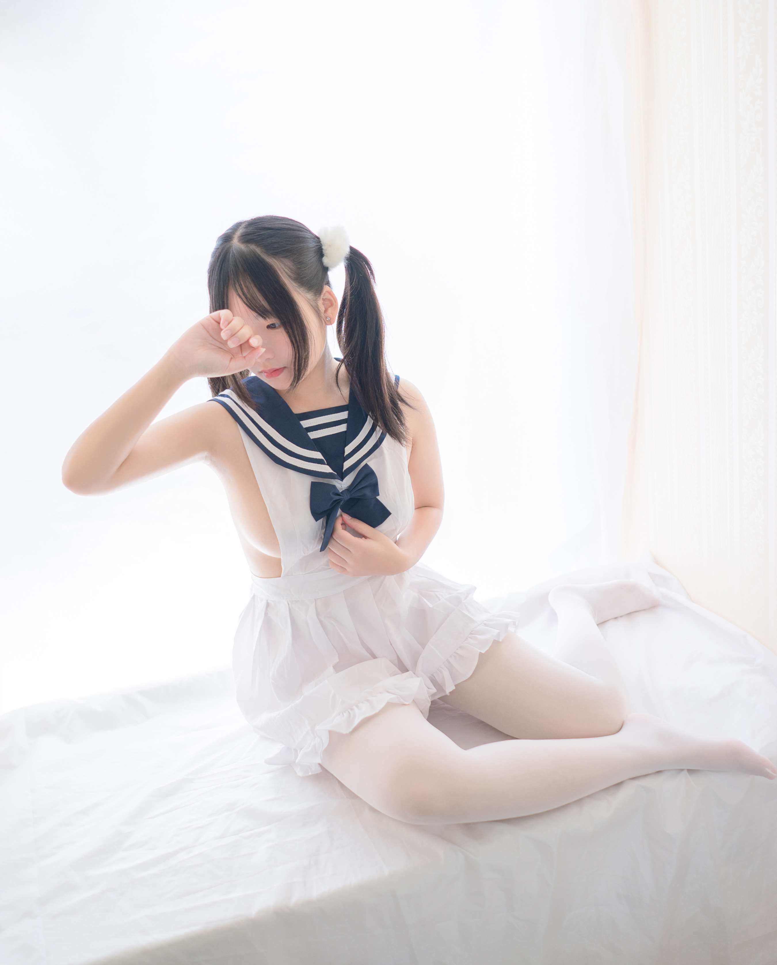 《JK制服の白丝脚丫》作品图