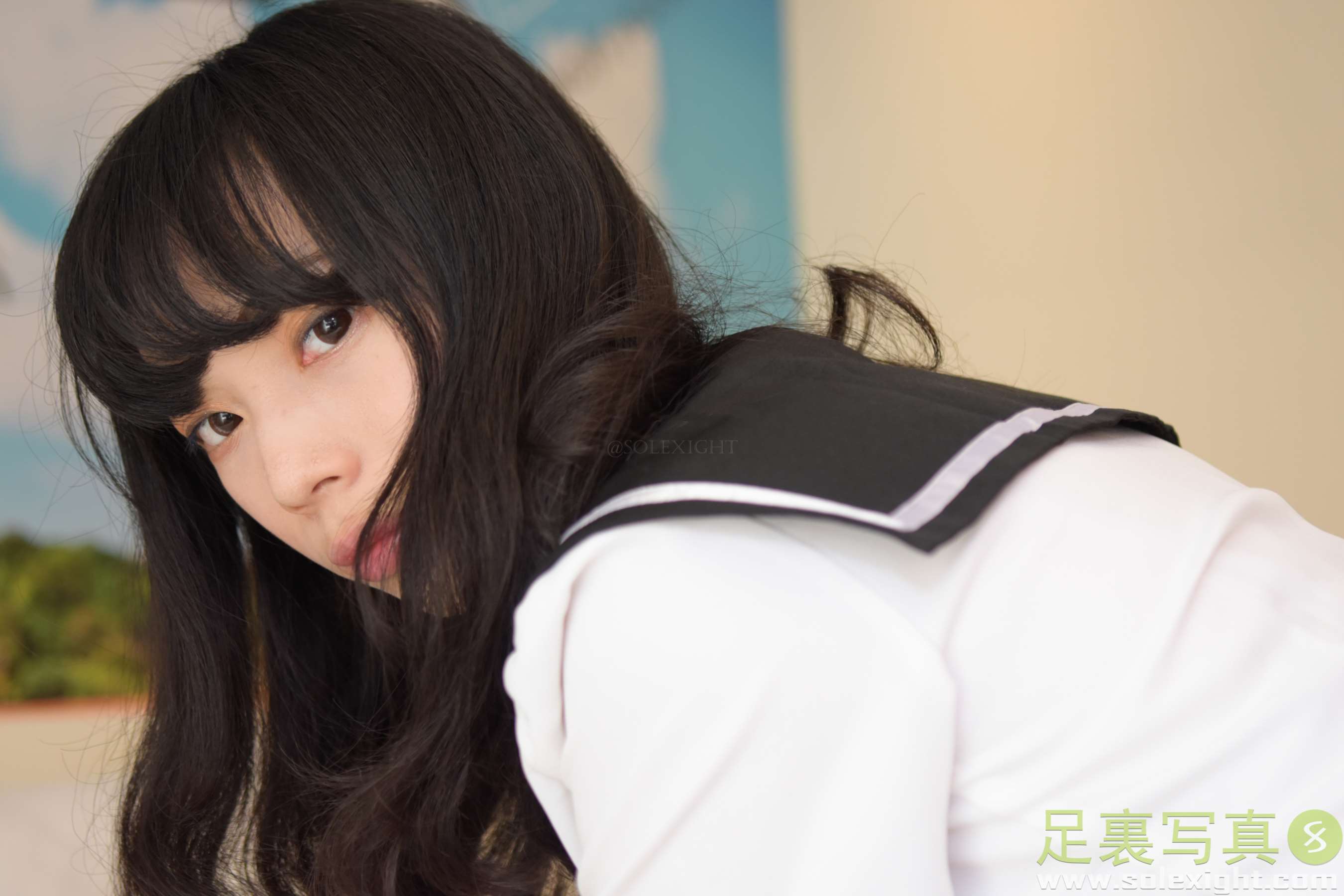 《[寄卖]Yuan-黑丝超近距离展示涂指甲油》作品图