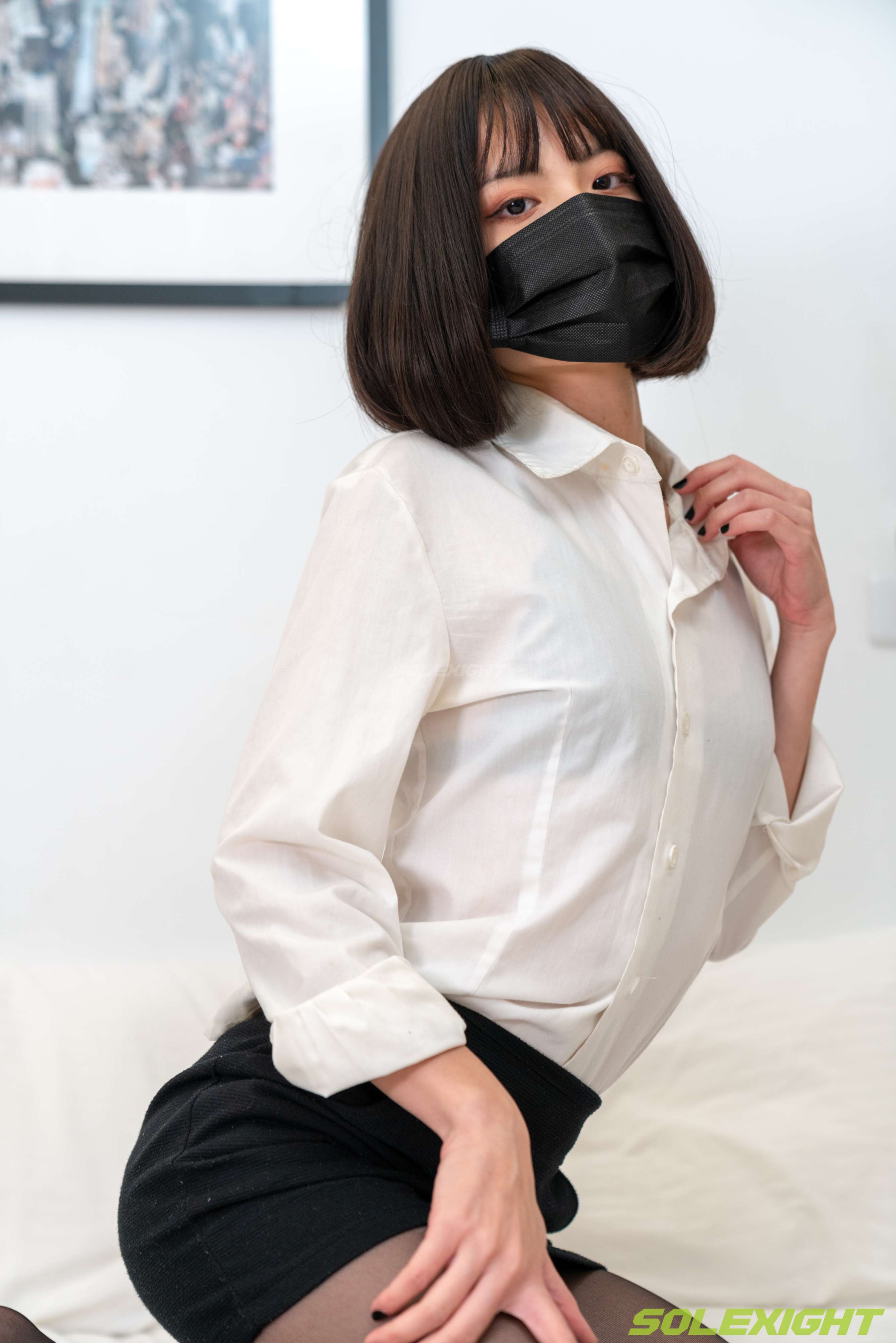 《[寄卖]Greysa-制服黑丝美腿》作品图