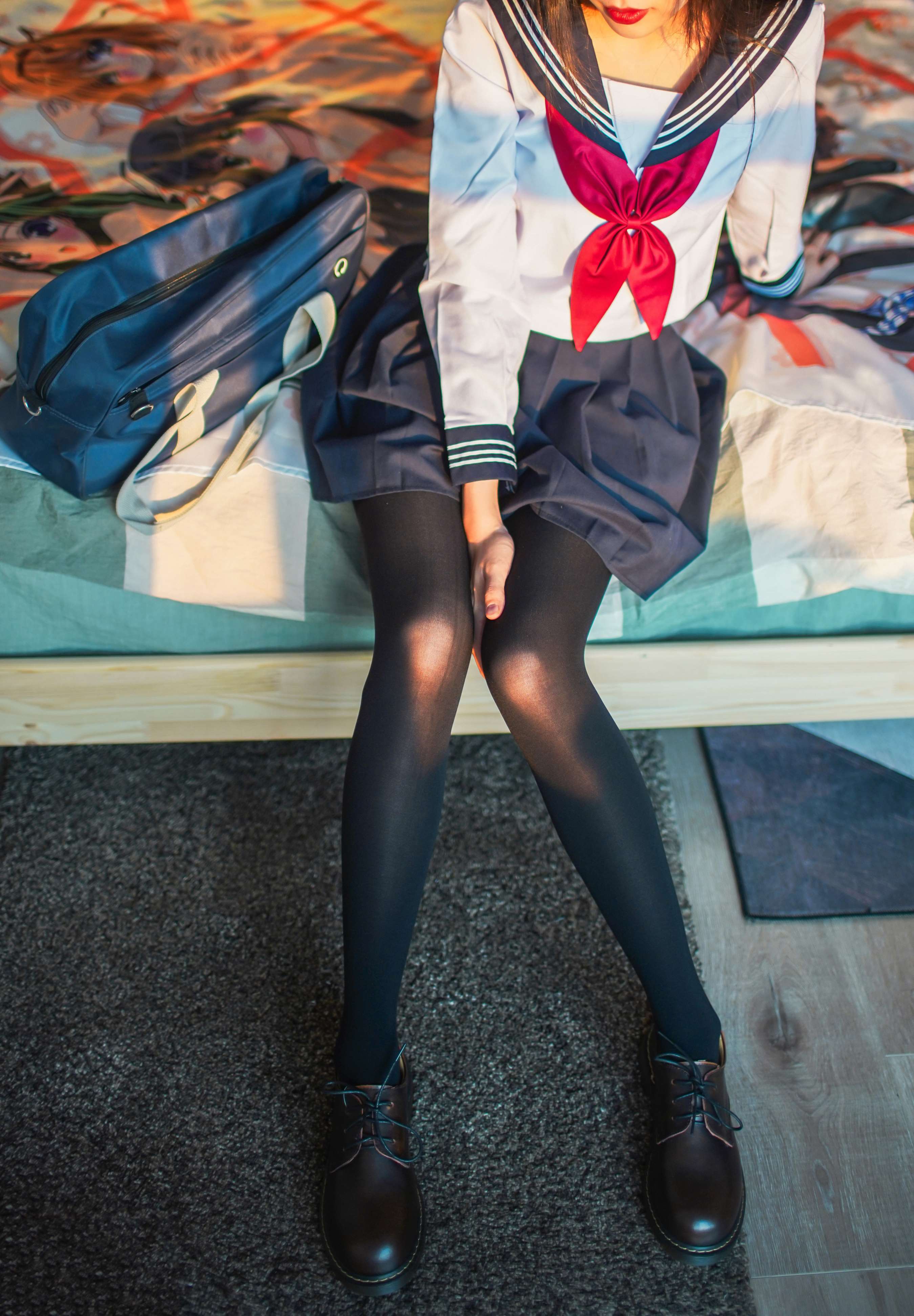 《牛奶JK连裤袜》作品图