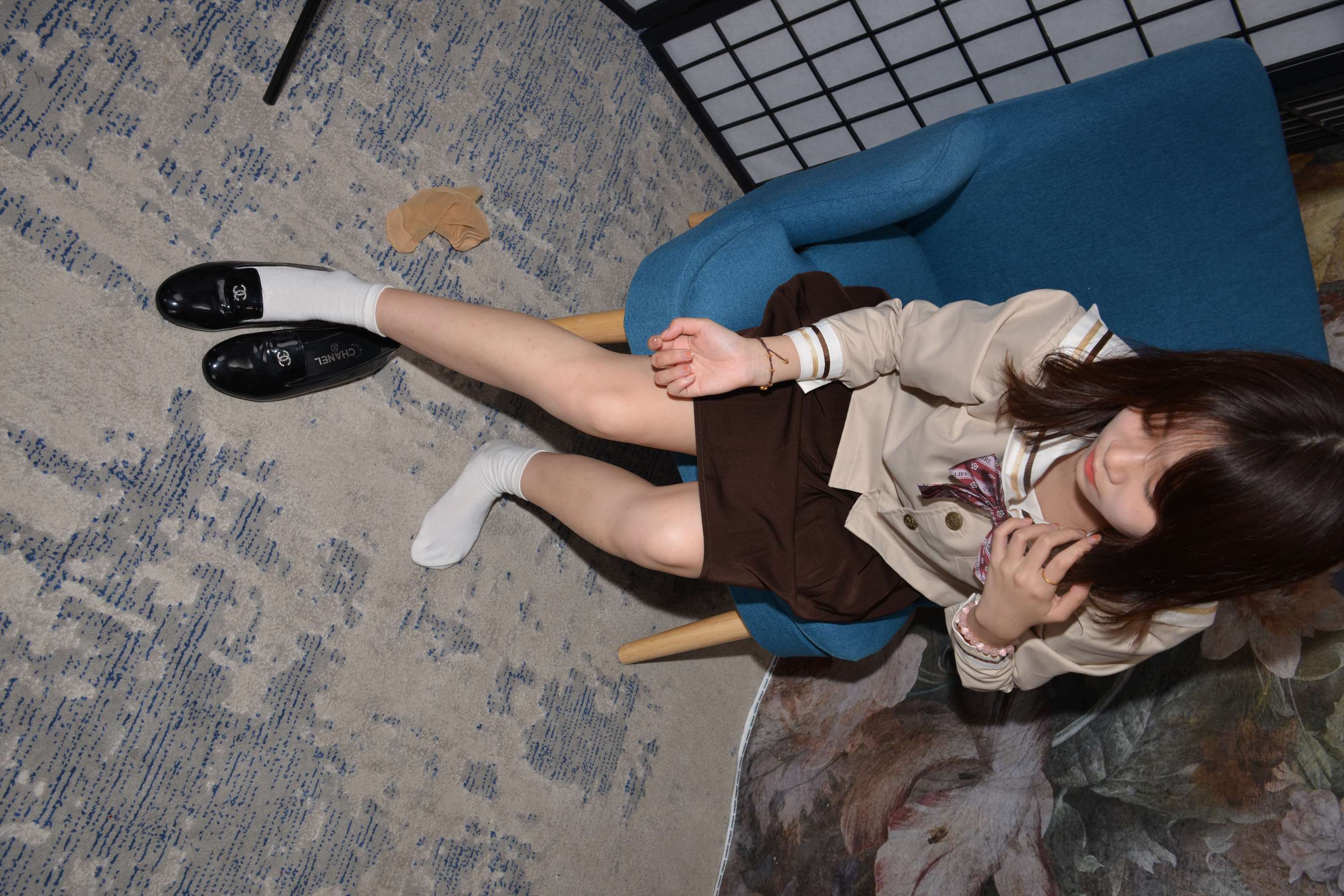 《可爱的小女生冰凌性感的36码小脚丫》作品图