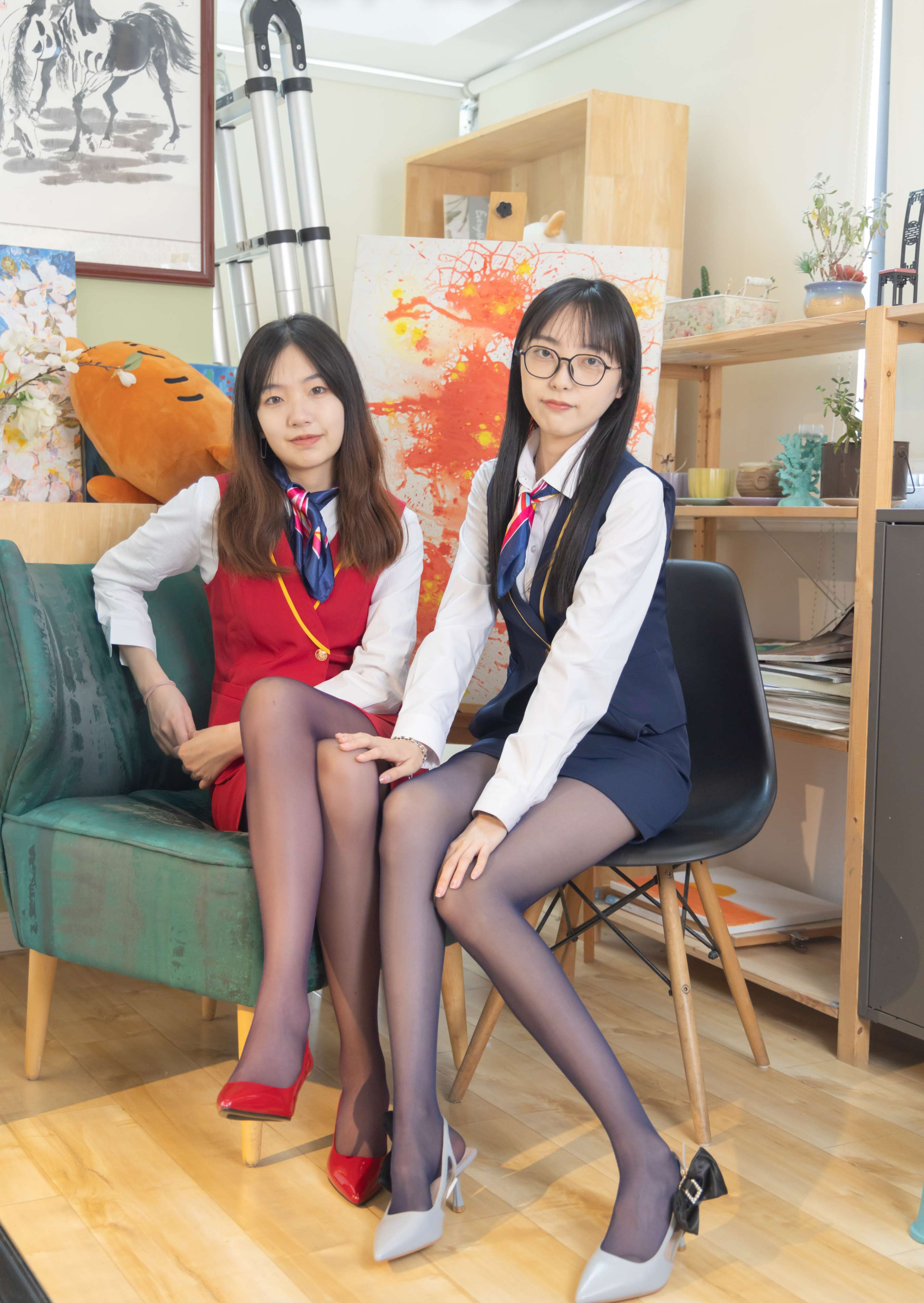 《小甜豆稚予-高跟丝袜脚丫》作品图